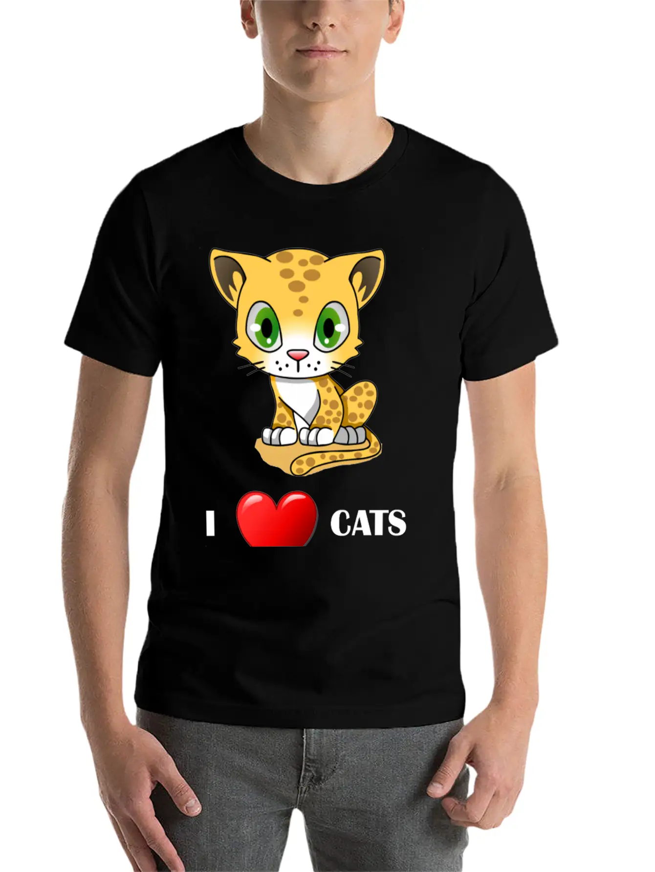 I Love Cats Cat Are Perfect Present Timeless Short Sleeve Tee – Comfy And Minimalist Design