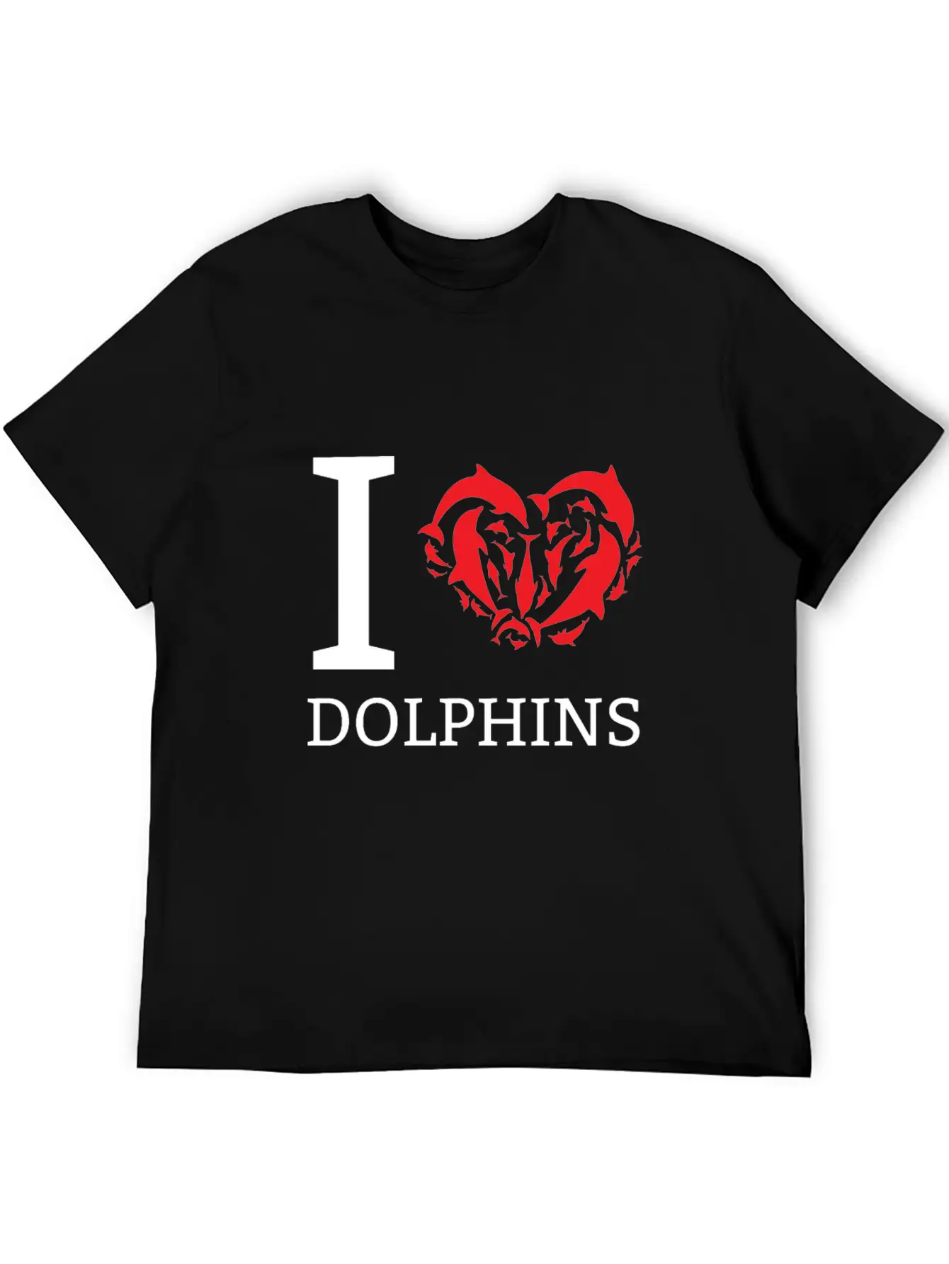 I Love Dolphins Cute Gift Idea For Dolphin Lovers Classic Cotton Tee – Unisex Comfort For Any Season