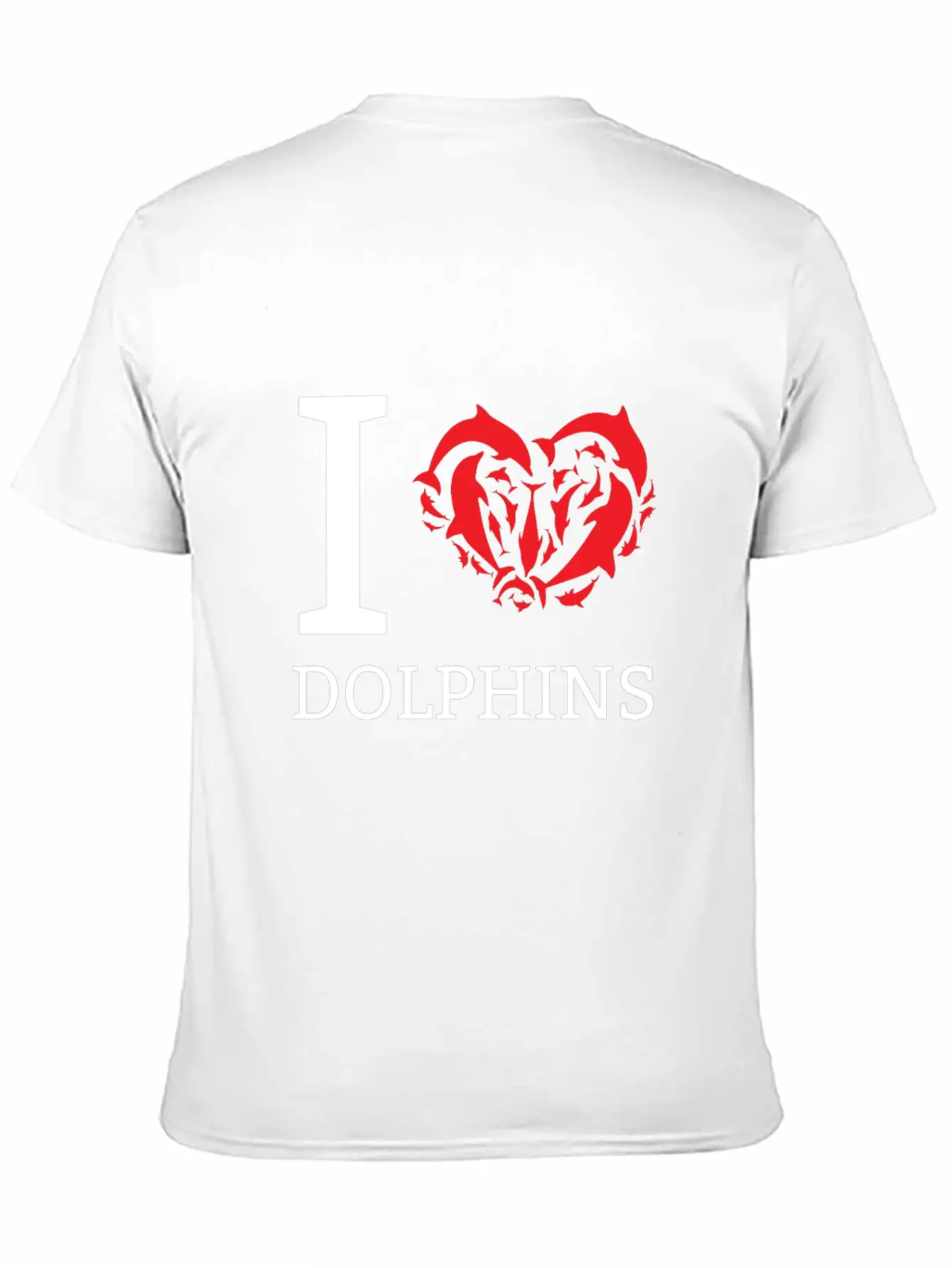 I Love Dolphins Cute Gift Idea For Dolphin Lovers Classic Cotton Tee – Unisex Comfort For Any Season