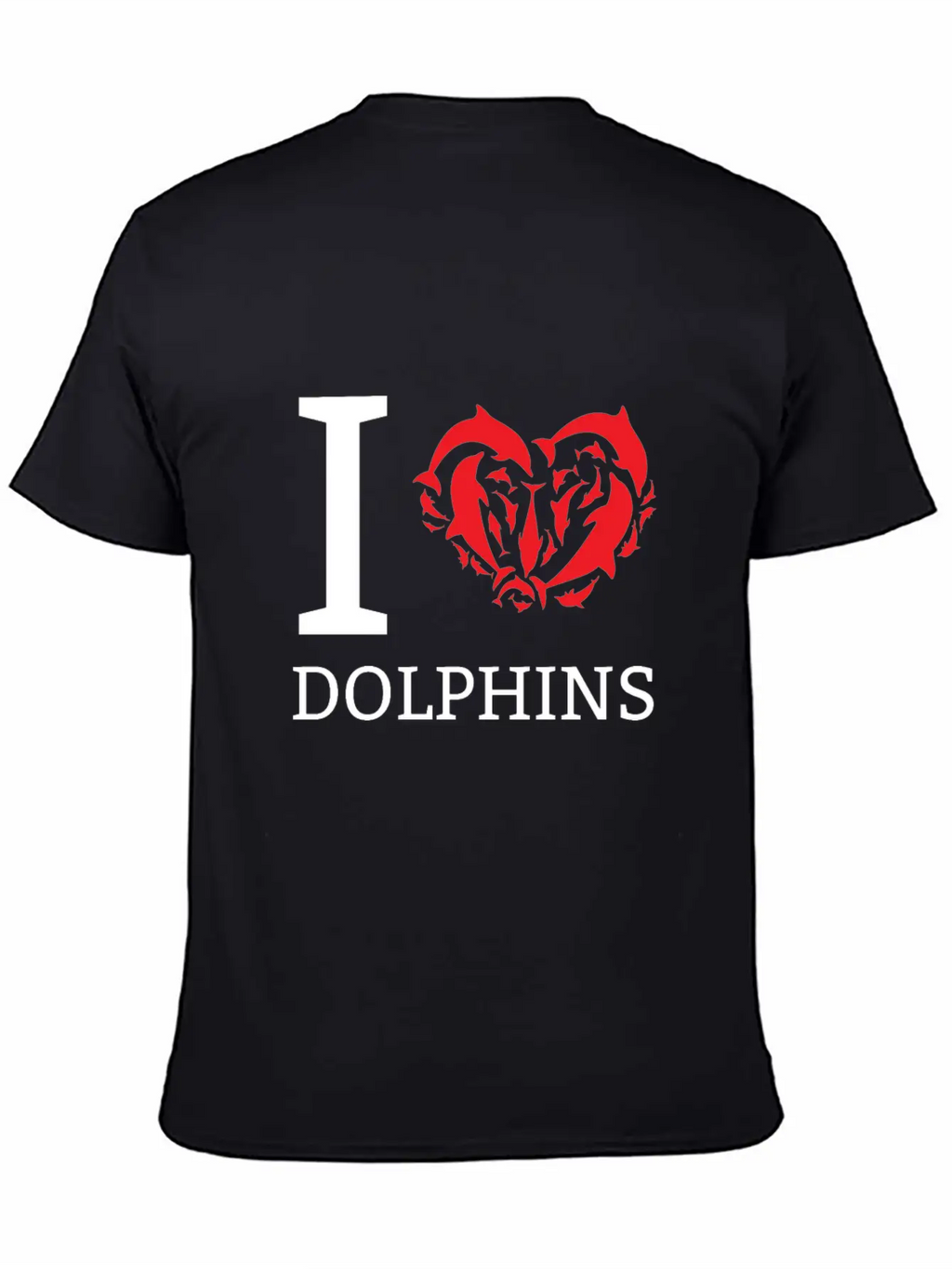 I Love Dolphins Cute Gift Idea For Dolphin Lovers Classic Cotton Tee – Unisex Comfort For Any Season