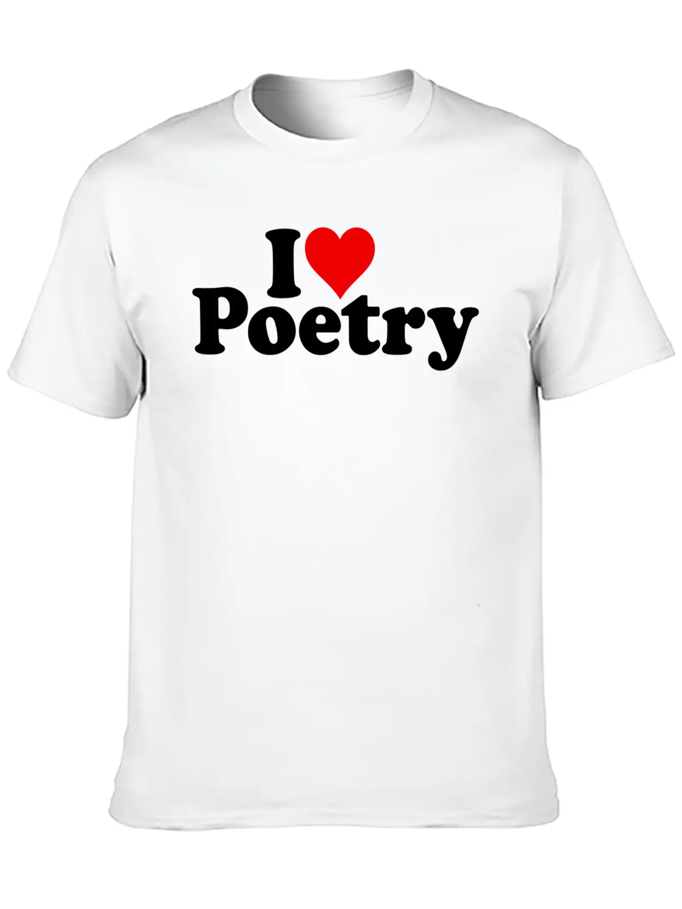 I Love He Poetry Classic Cotton Tee – Unisex Comfort For Any Season