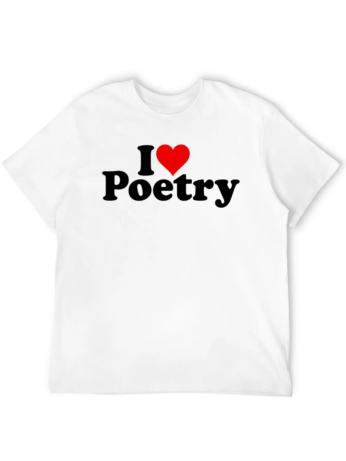 I Love He Poetry Classic Cotton Tee – Unisex Comfort For Any Season