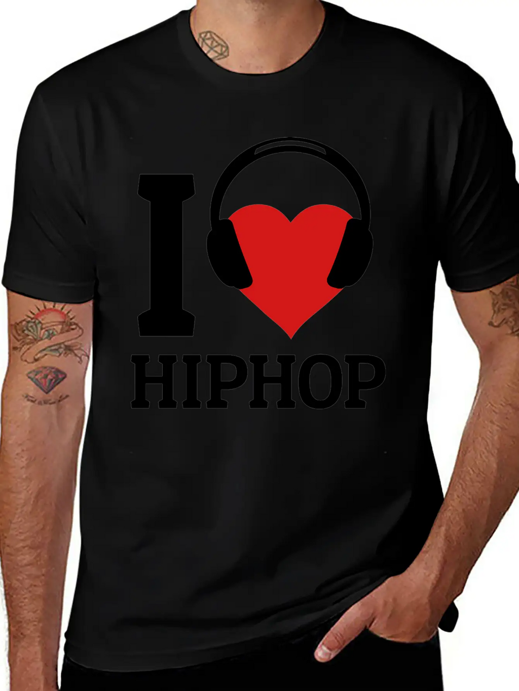 I Love Hip Hop Classic Cotton Tee – Unisex Comfort For Any Season