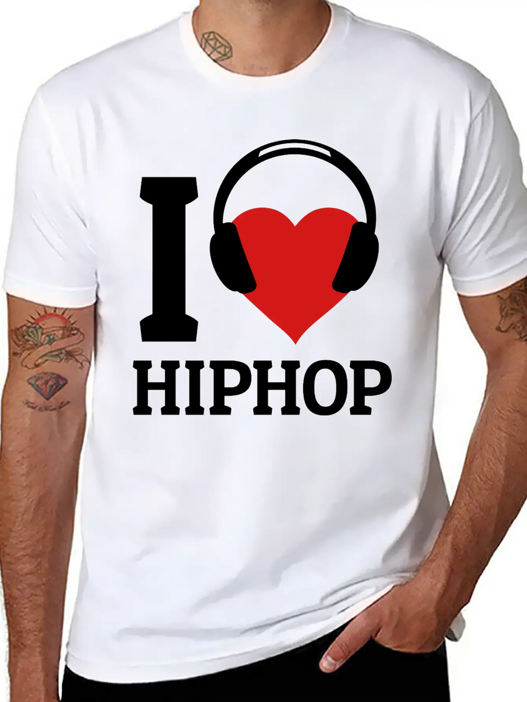 I Love Hip Hop Classic Cotton Tee – Unisex Comfort For Any Season