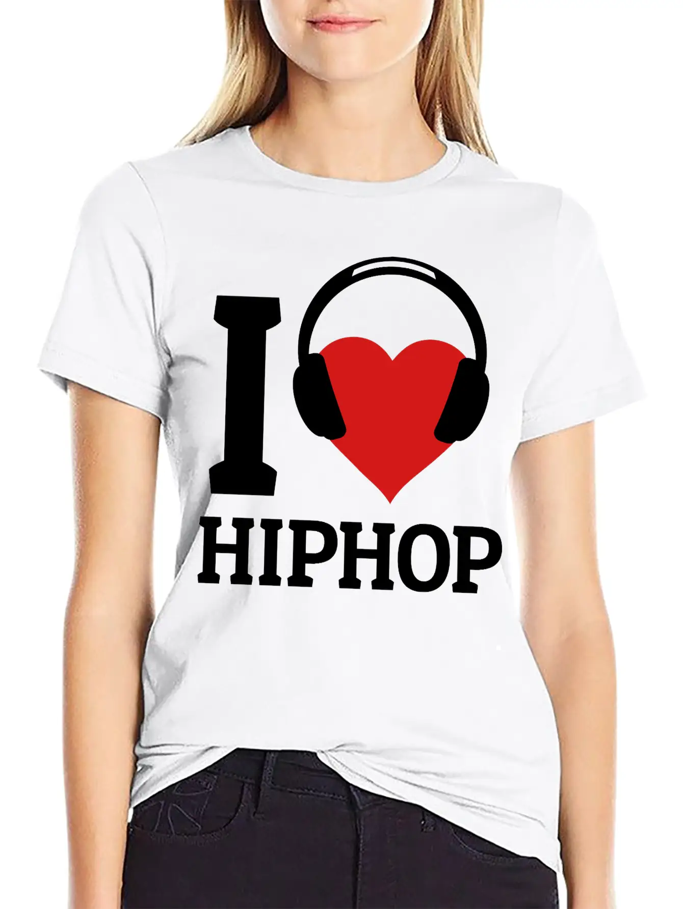 I Love Hip Hop Classic Cotton Tee – Unisex Comfort For Any Season