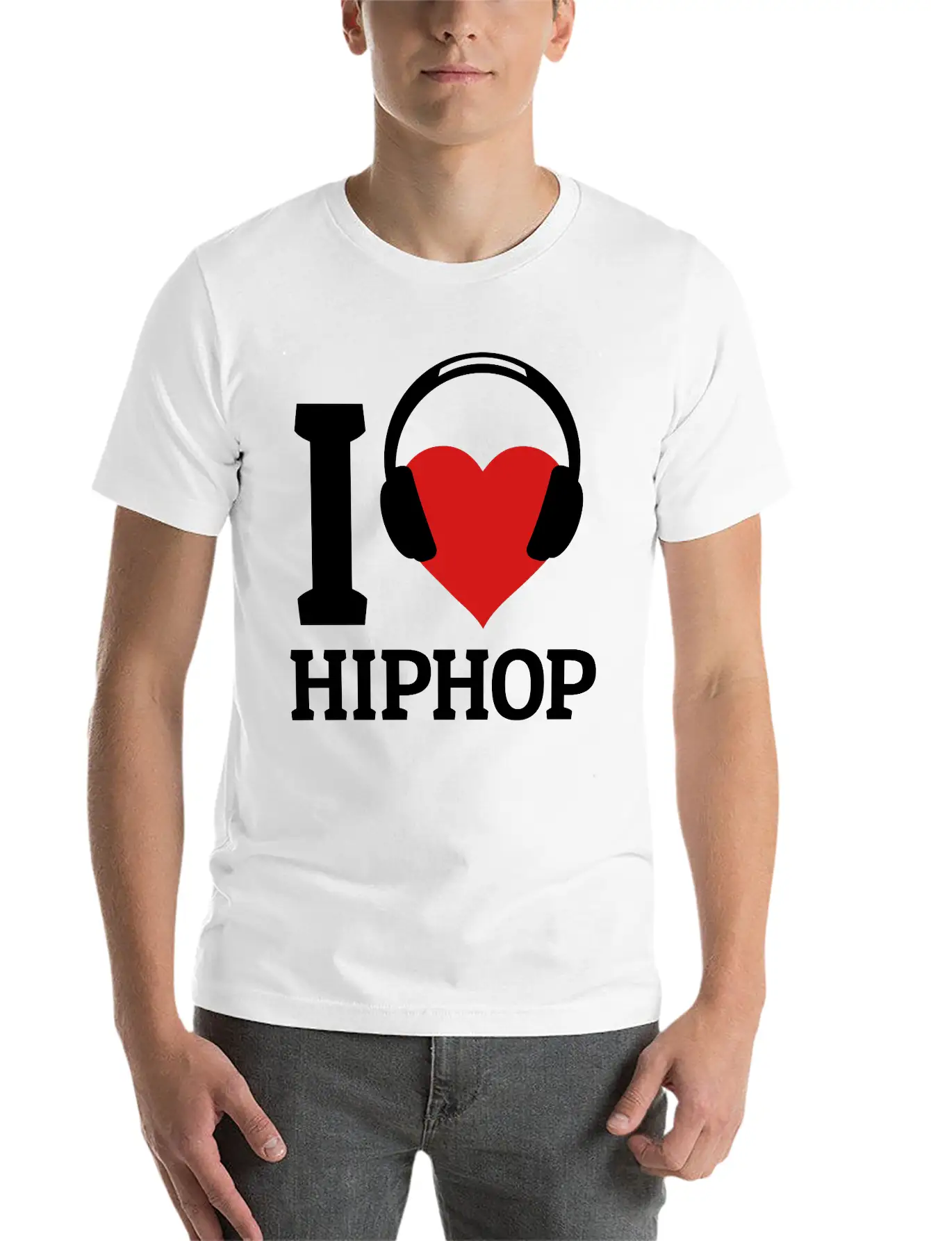 I Love Hip Hop Classic Cotton Tee – Unisex Comfort For Any Season