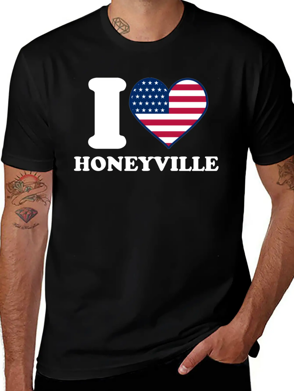 I Love Honeyville I He Honeyville Classic Cotton Tee – Unisex Comfort For Any Season