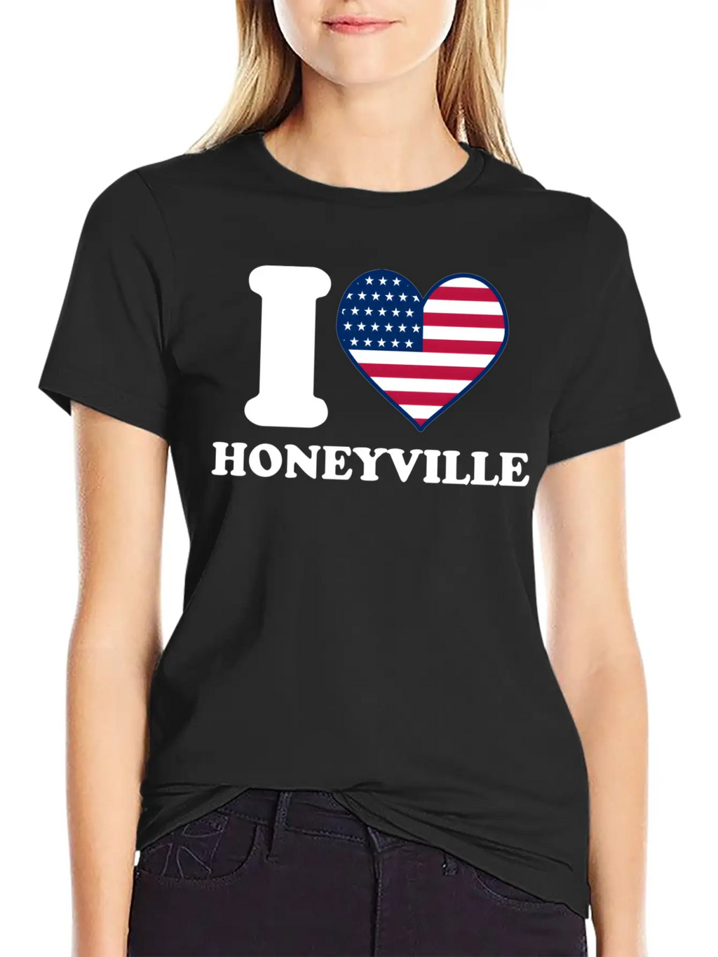 I Love Honeyville I He Honeyville Classic Cotton Tee – Unisex Comfort For Any Season