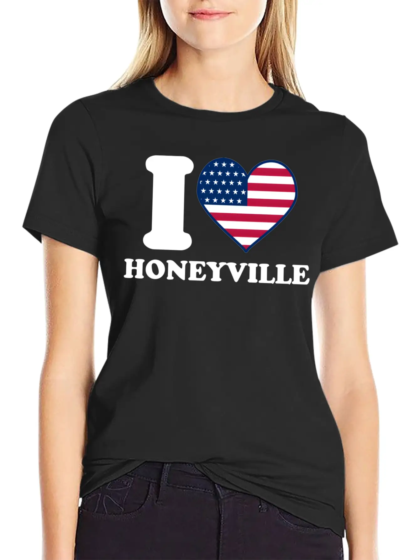 I Love Honeyville I He Honeyville Classic Cotton Tee – Unisex Comfort For Any Season