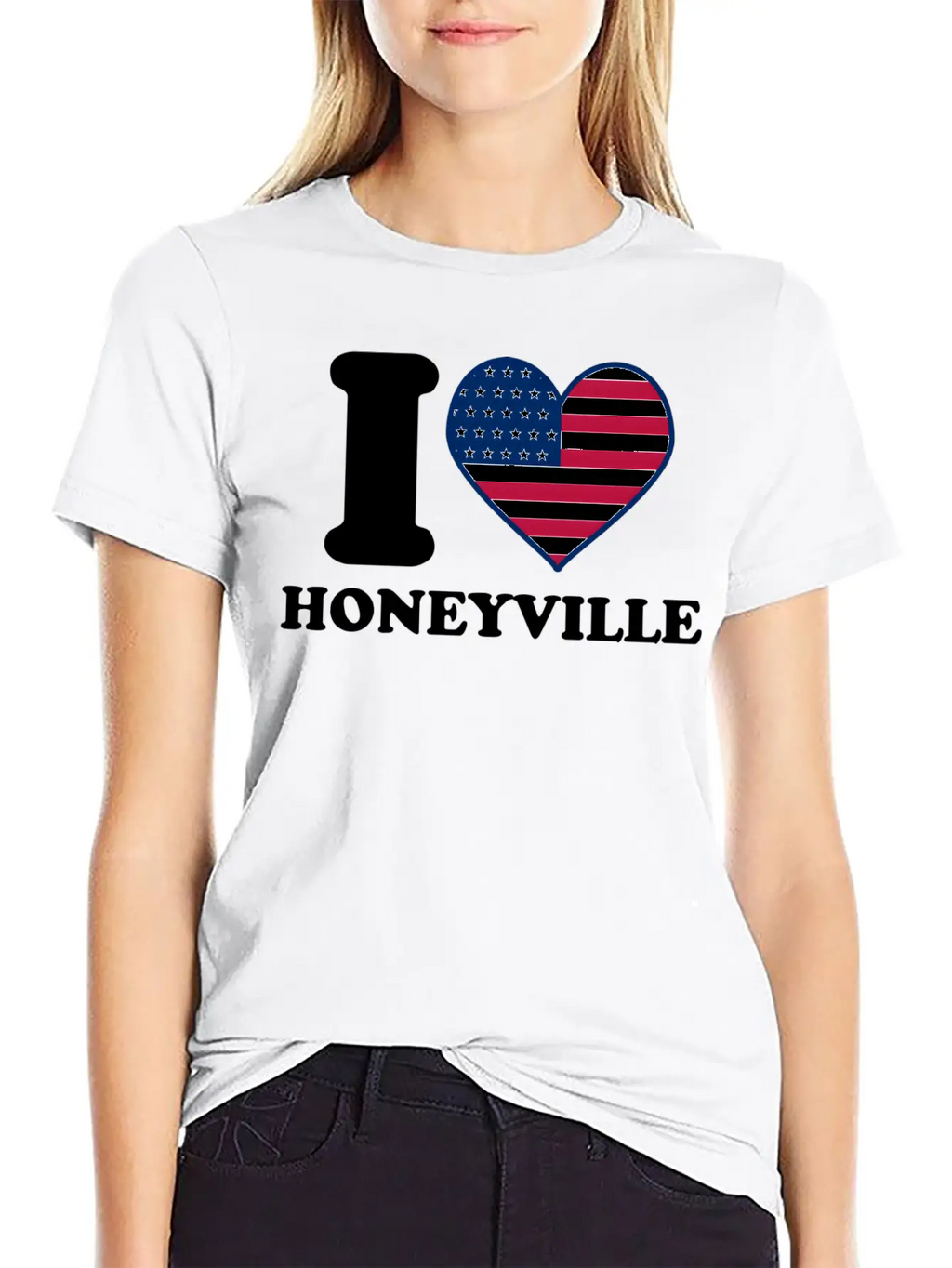 I Love Honeyville I He Honeyville Classic Cotton Tee – Unisex Comfort For Any Season