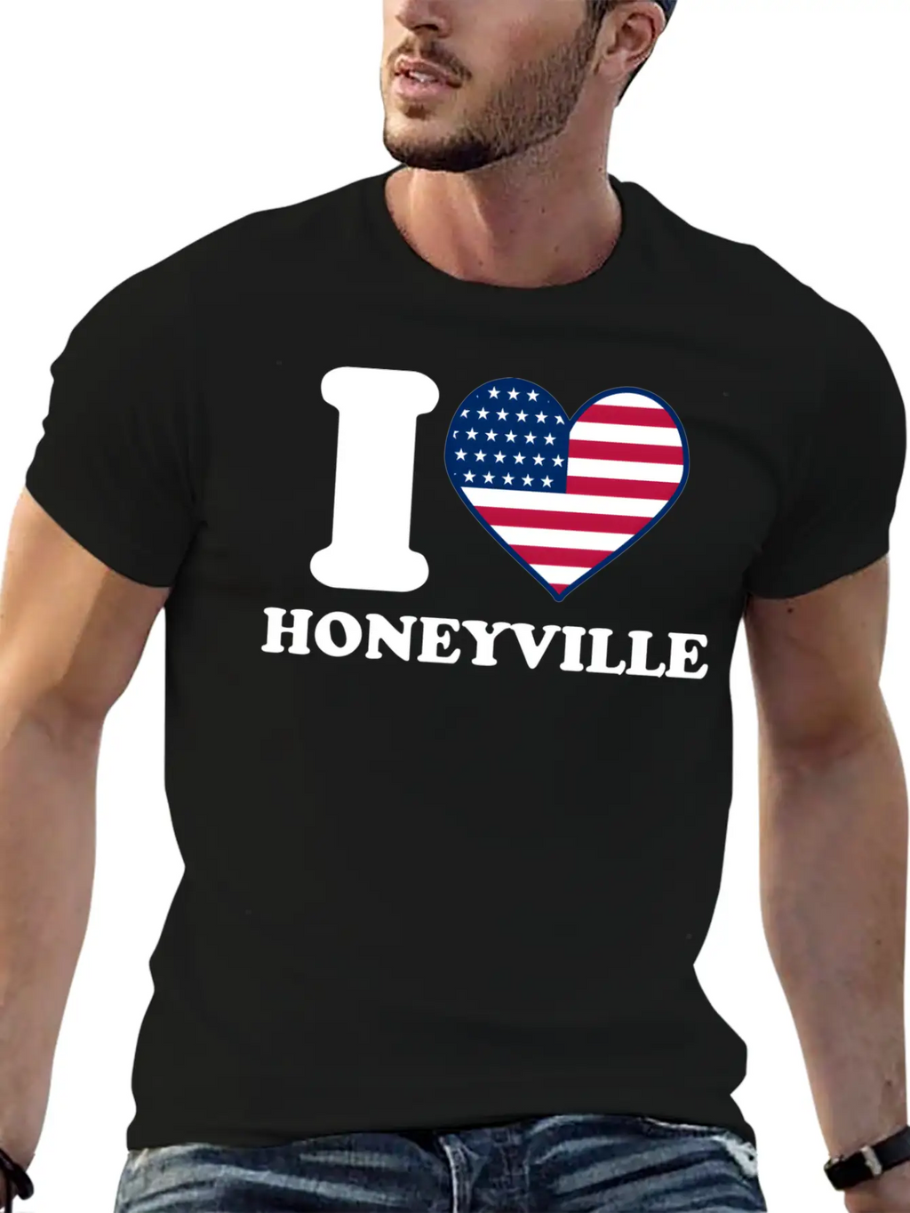 I Love Honeyville I He Honeyville Classic Cotton Tee – Unisex Comfort For Any Season