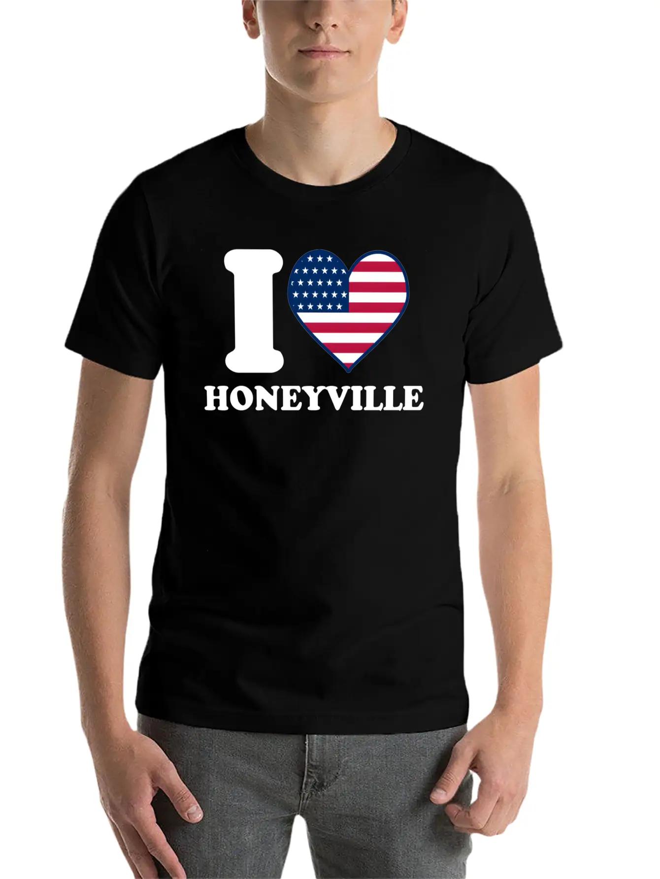 I Love Honeyville I He Honeyville Classic Cotton Tee – Unisex Comfort For Any Season