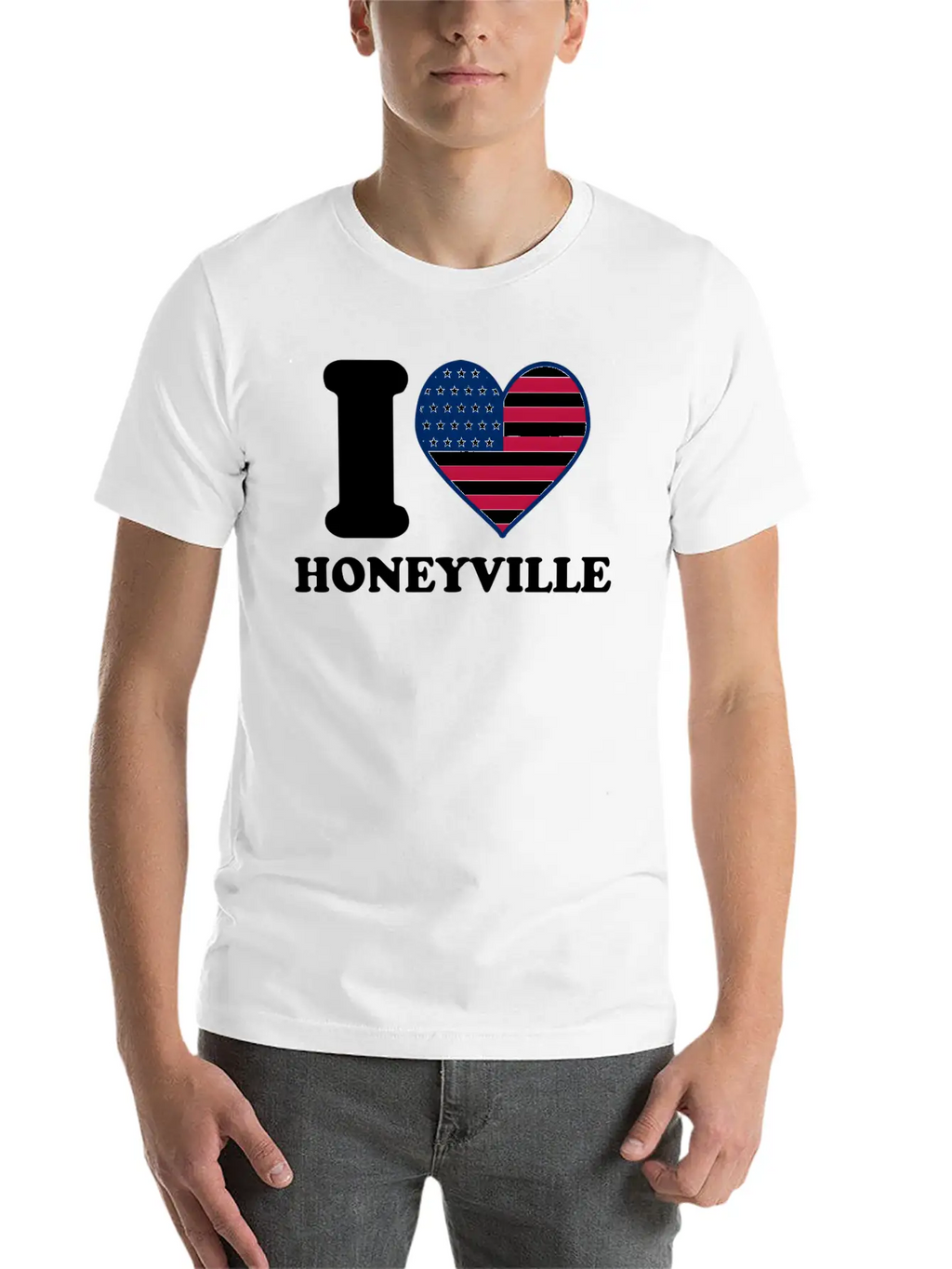 I Love Honeyville I He Honeyville Classic Cotton Tee – Unisex Comfort For Any Season