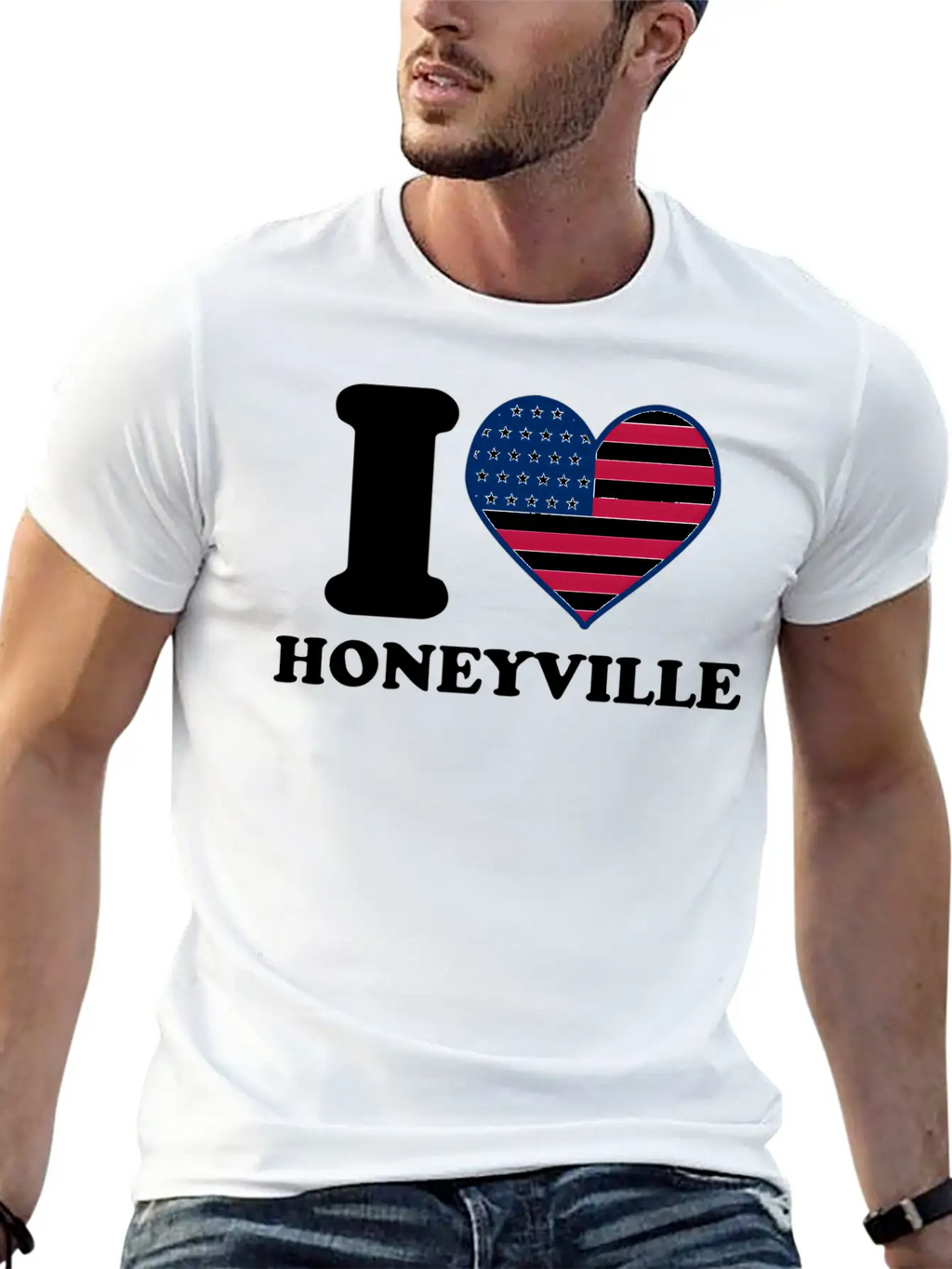 I Love Honeyville I He Honeyville Classic Cotton Tee – Unisex Comfort For Any Season