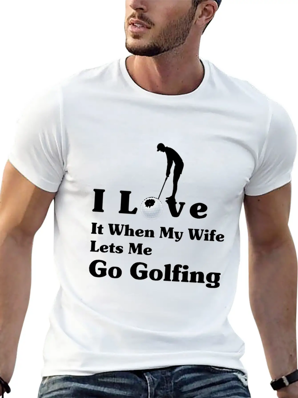 I Love It When My Wife Lets Me Go Golfing Essential Cotton Tee For Daily Outfits – Unisex Style