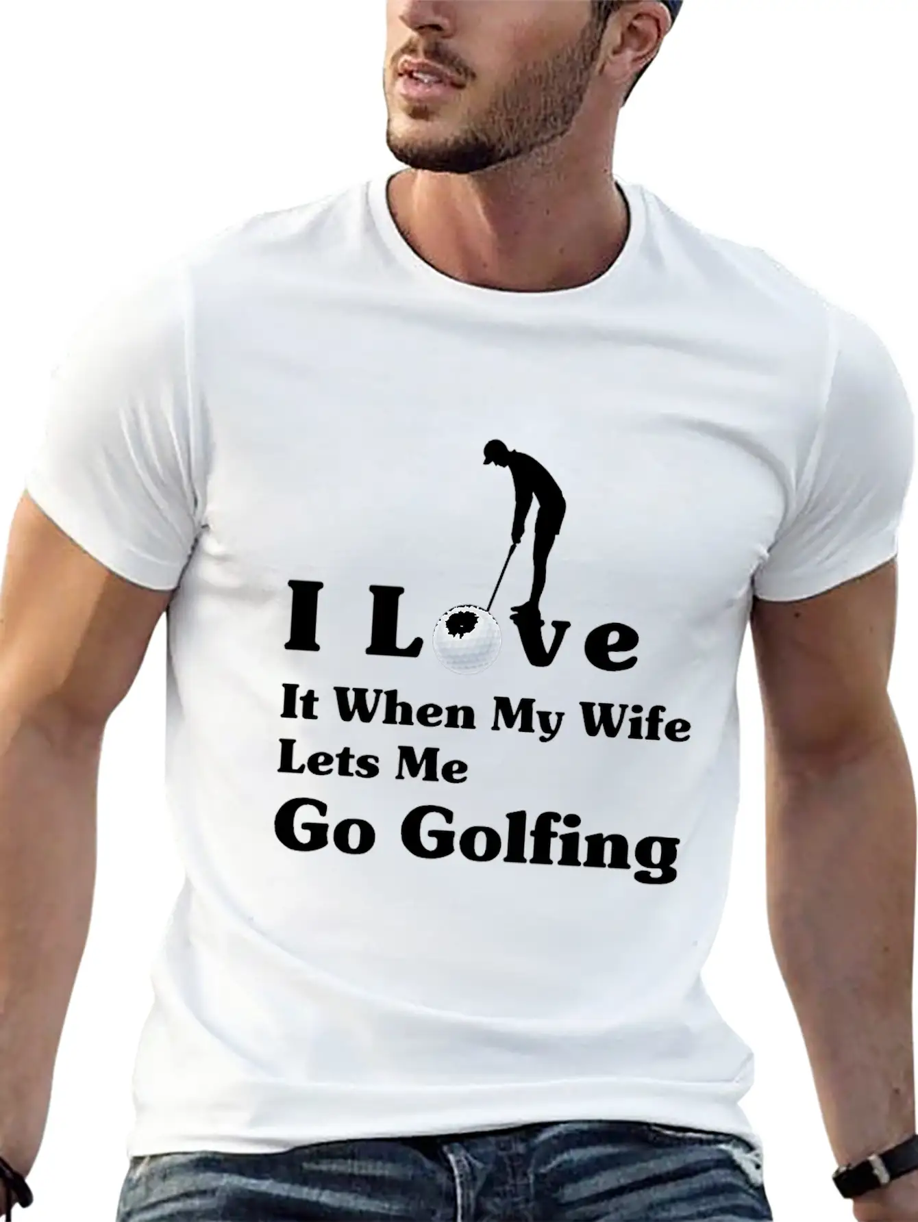 I Love It When My Wife Lets Me Go Golfing Essential Cotton Tee For Daily Outfits – Unisex Style