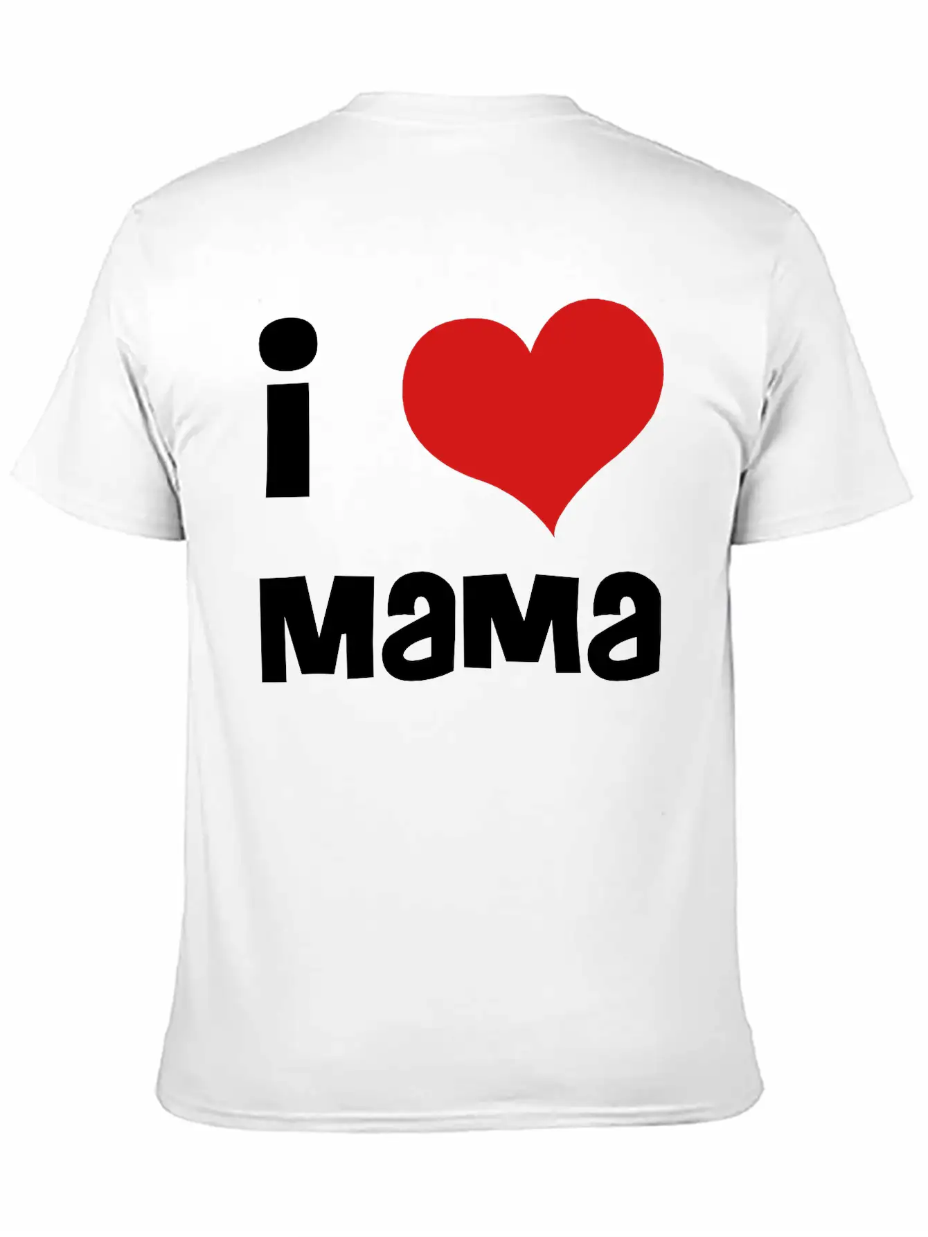 I Love Mama Breathable Soft Cotton T-Shirt – Timeless Casual Look