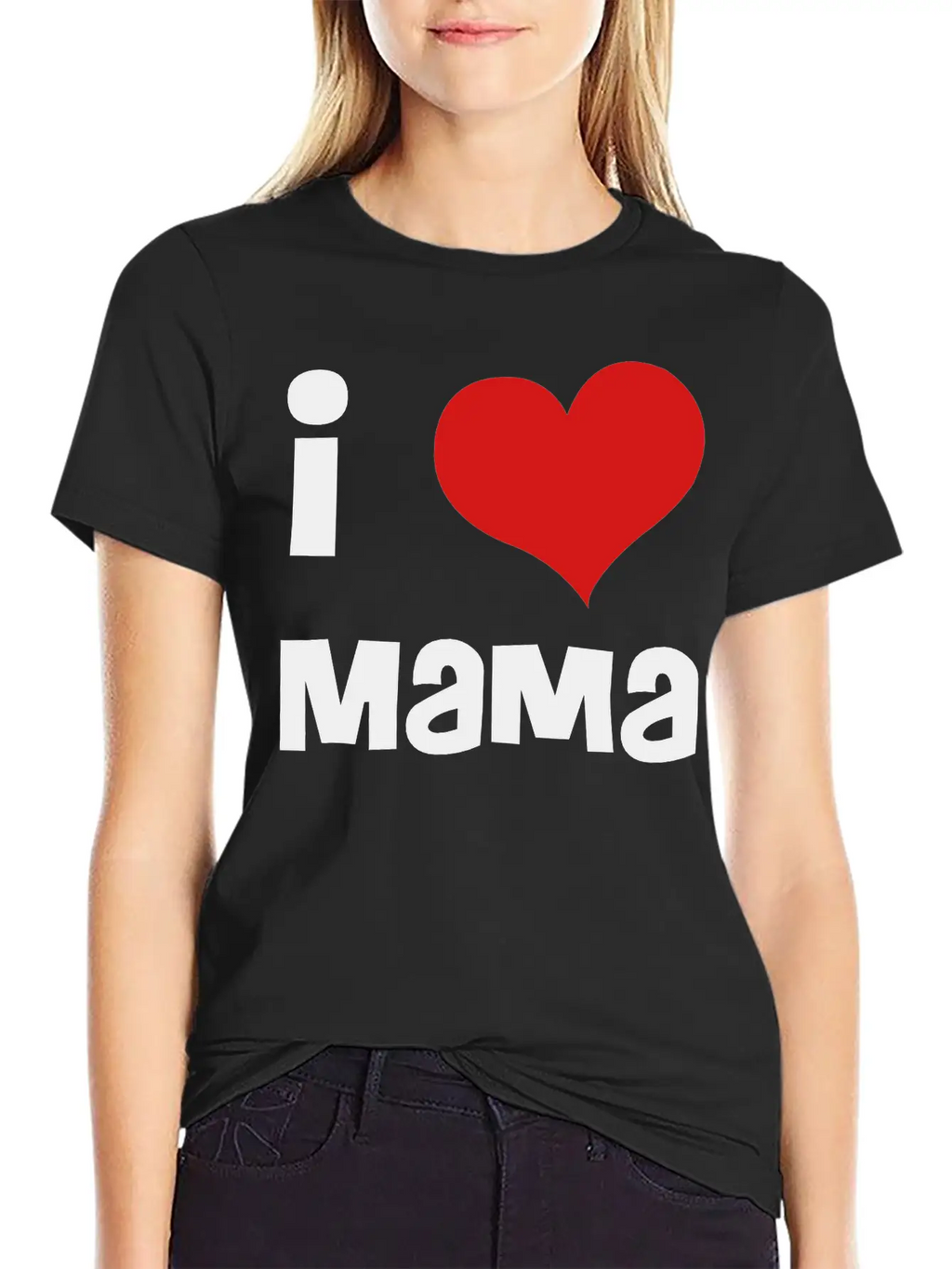 I Love Mama Breathable Soft Cotton T-Shirt – Timeless Casual Look