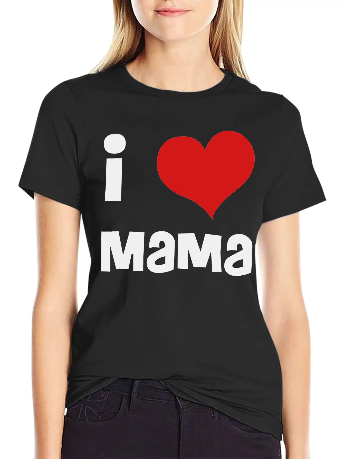 I Love Mama Breathable Soft Cotton T-Shirt – Timeless Casual Look