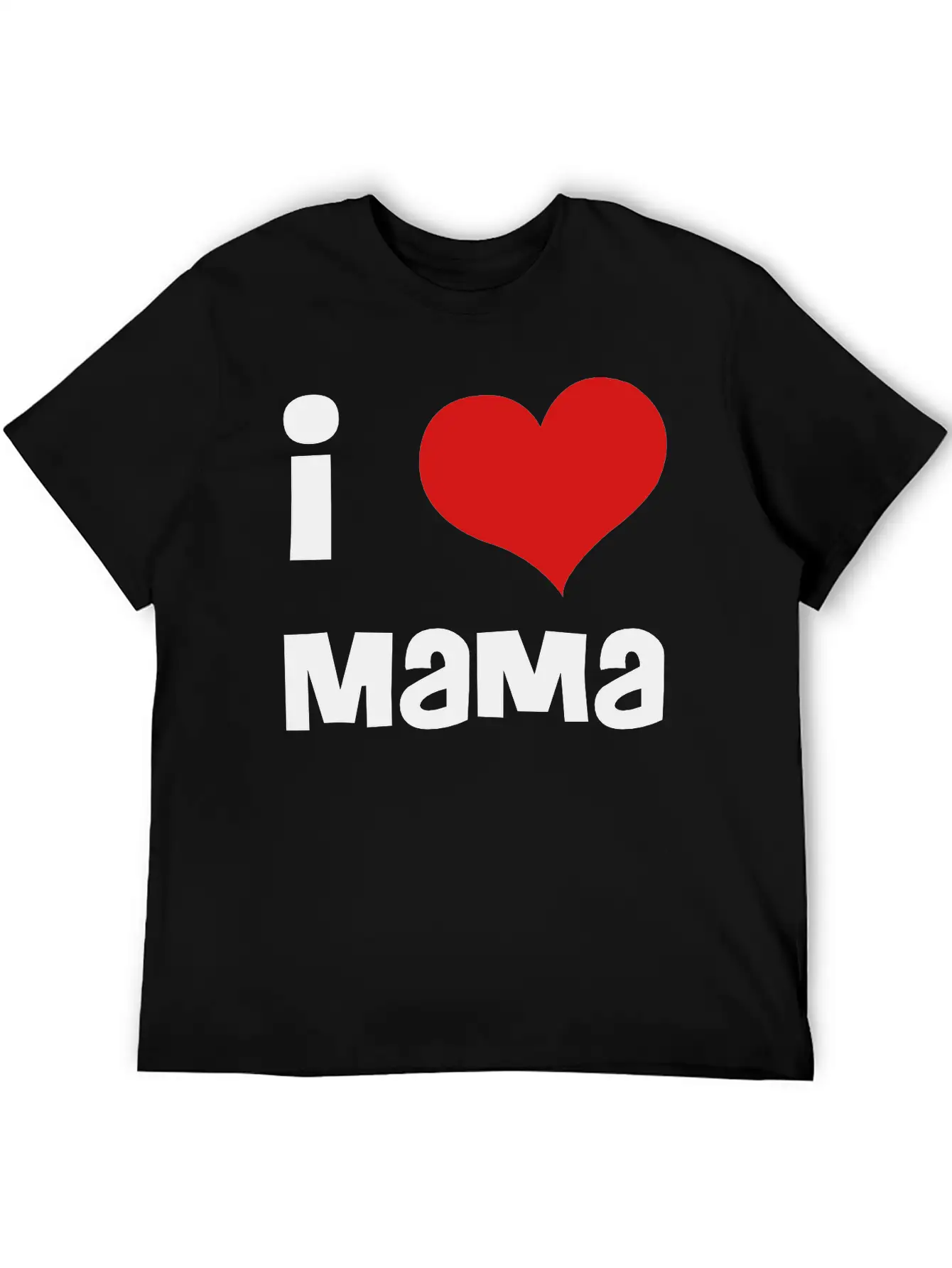 I Love Mama Breathable Soft Cotton T-Shirt – Timeless Casual Look