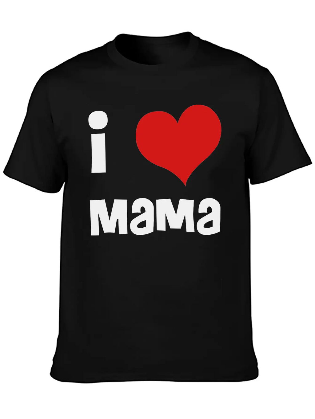 I Love Mama Breathable Soft Cotton T-Shirt – Timeless Casual Look