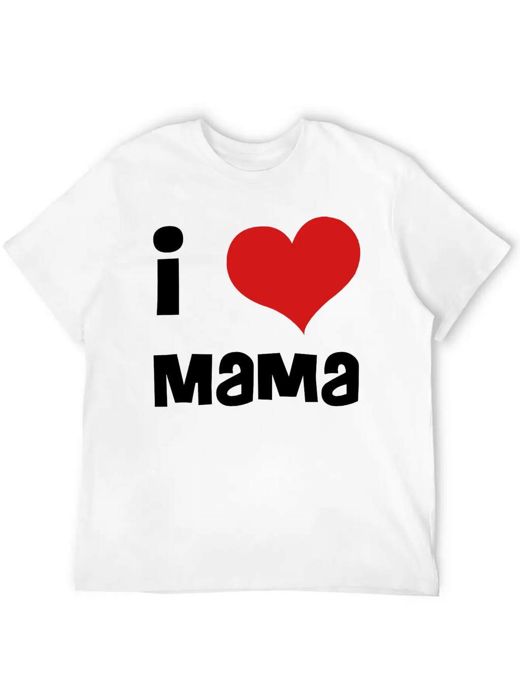 I Love Mama Breathable Soft Cotton T-Shirt – Timeless Casual Look