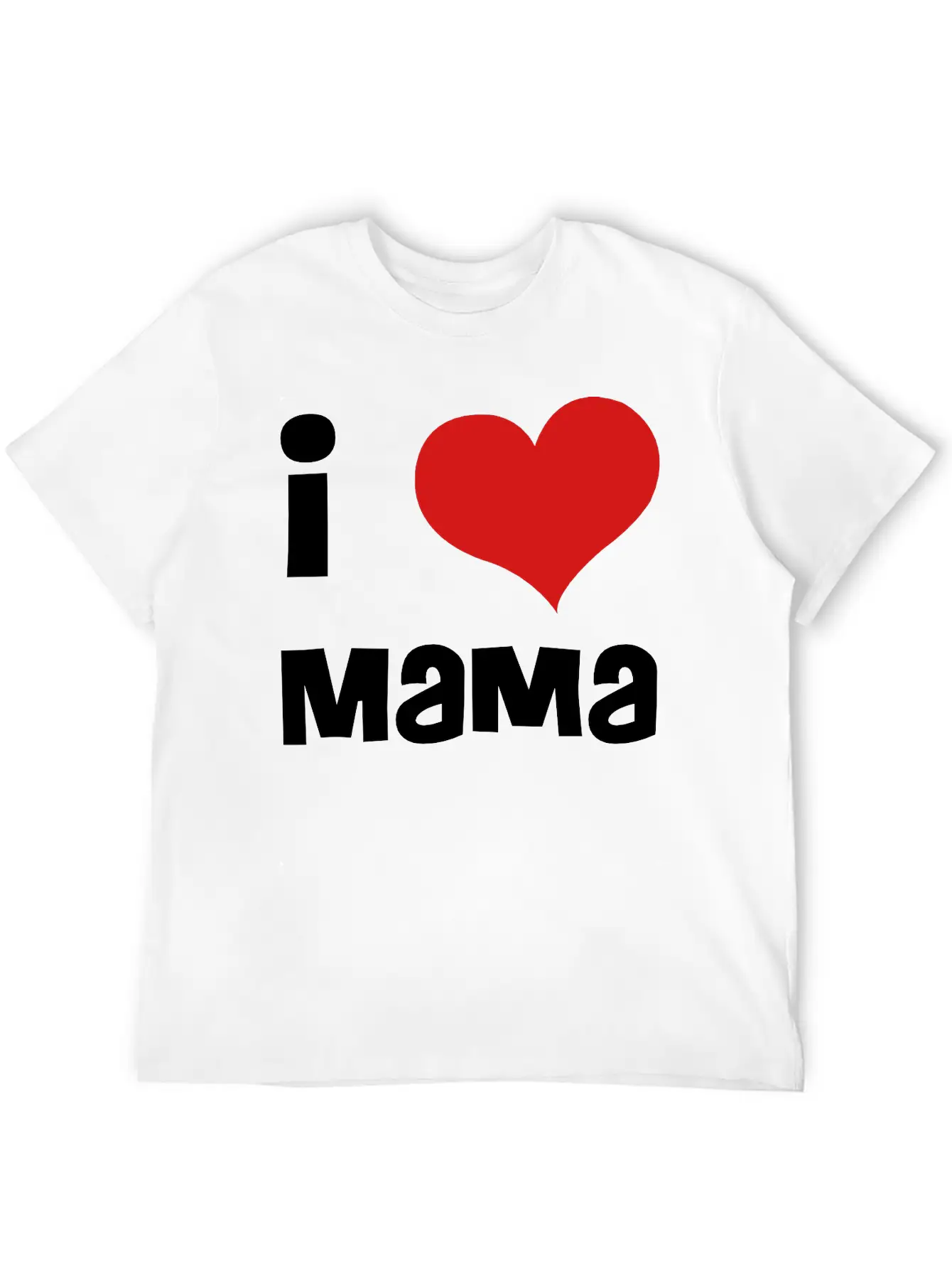 I Love Mama Breathable Soft Cotton T-Shirt – Timeless Casual Look