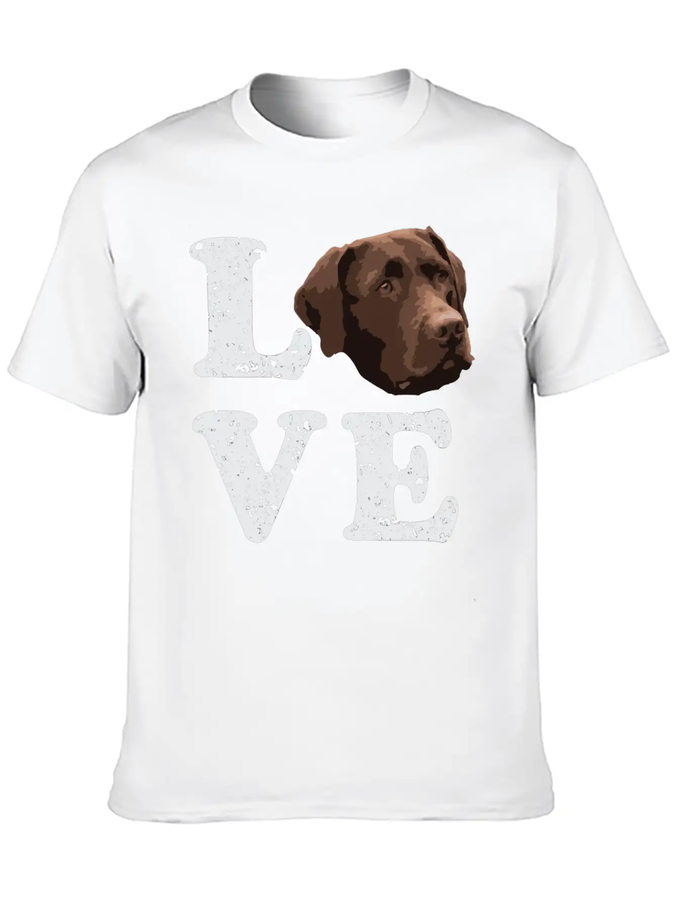 I Love My Chocolate Lab Labrador Retriever Dog Breathable Graphic T-Shirt – Perfect For Casual Days