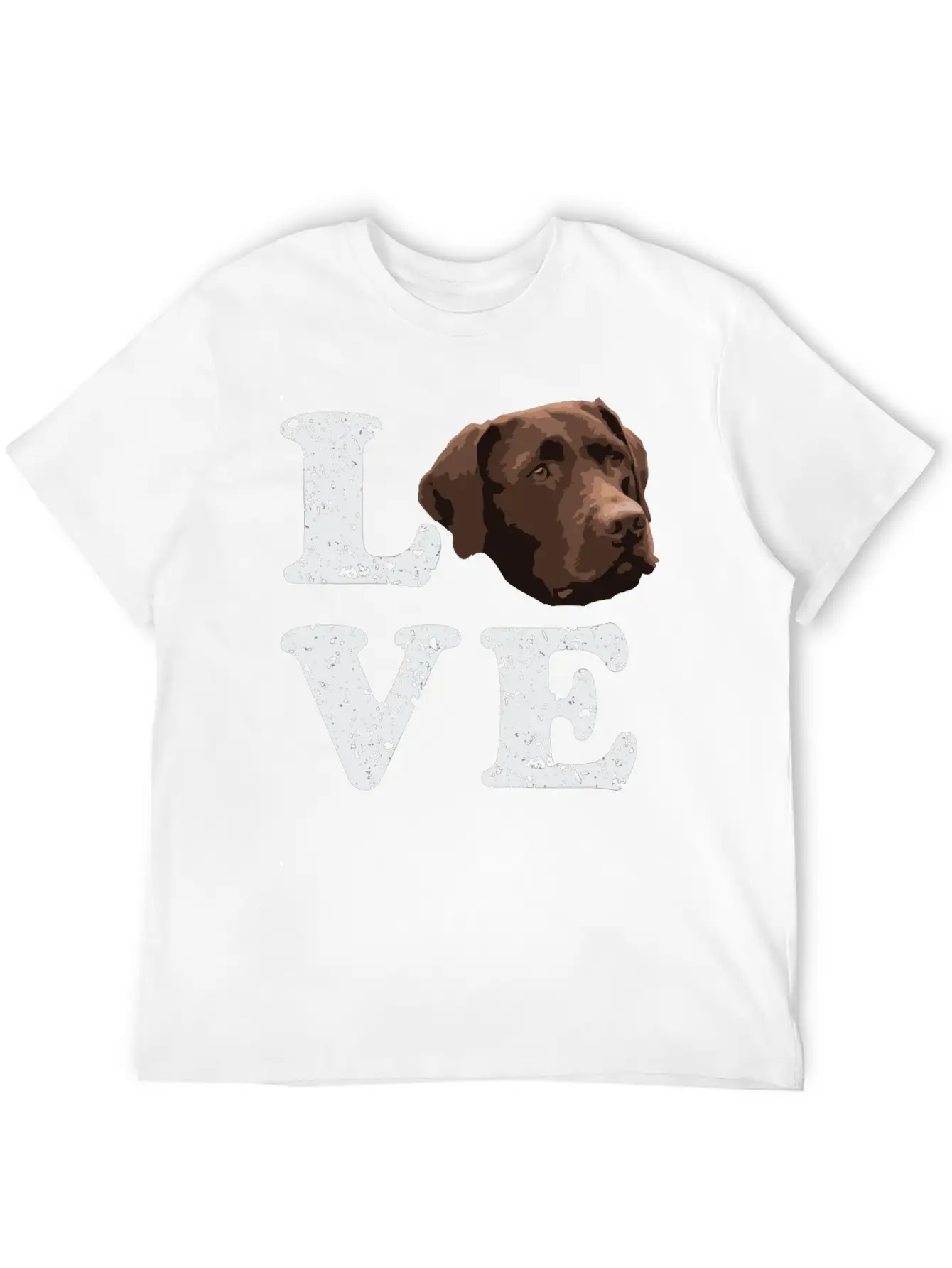 I Love My Chocolate Lab Labrador Retriever Dog Breathable Graphic T-Shirt – Perfect For Casual Days