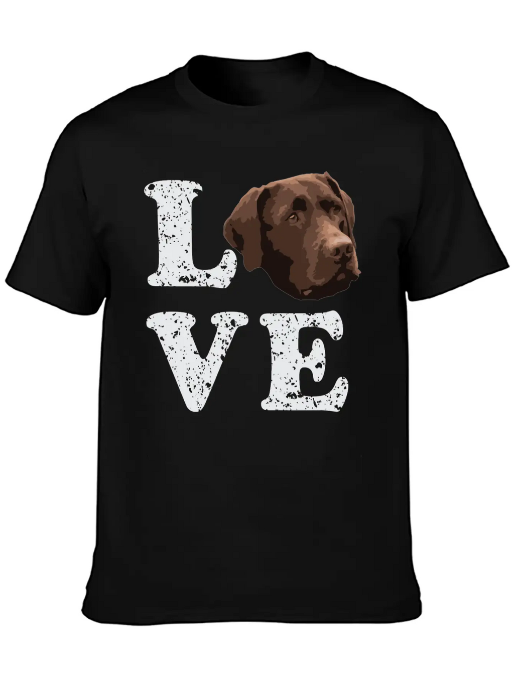 I Love My Chocolate Lab Labrador Retriever Dog Breathable Graphic T-Shirt – Perfect For Casual Days