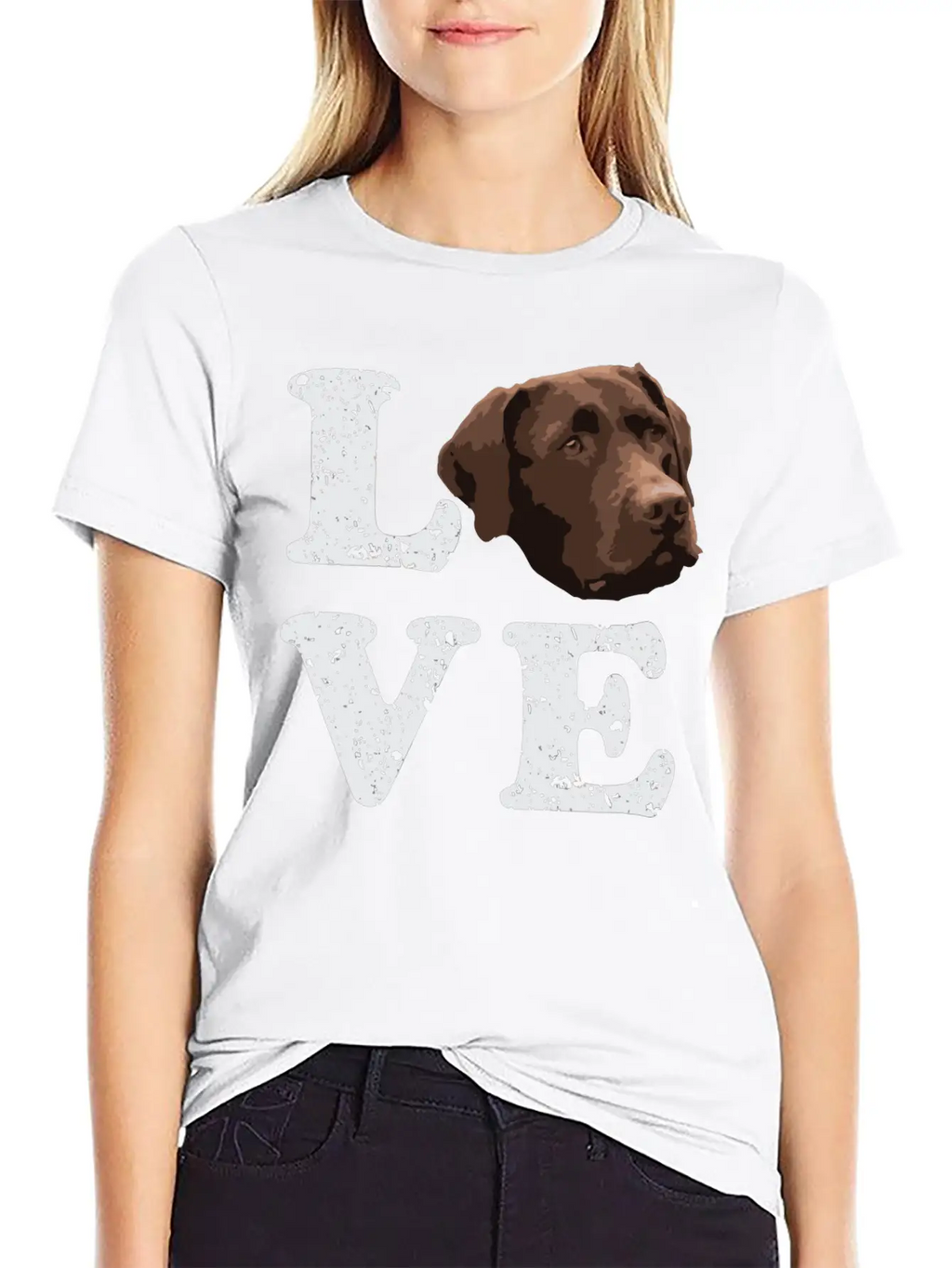 I Love My Chocolate Lab Labrador Retriever Dog Breathable Graphic T-Shirt – Perfect For Casual Days