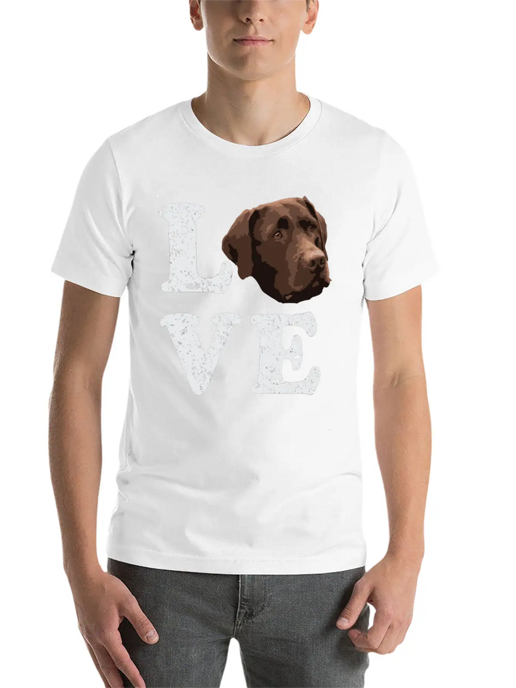 I Love My Chocolate Lab Labrador Retriever Dog Breathable Graphic T-Shirt – Perfect For Casual Days
