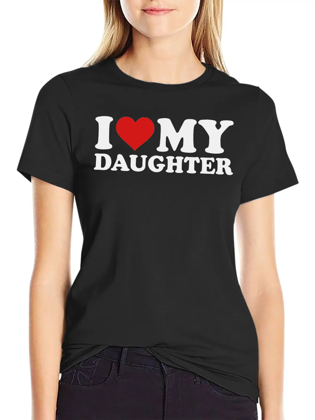 I Love My Daughter Timeless Short Sleeve Tee – Comfy And Minimalist Design