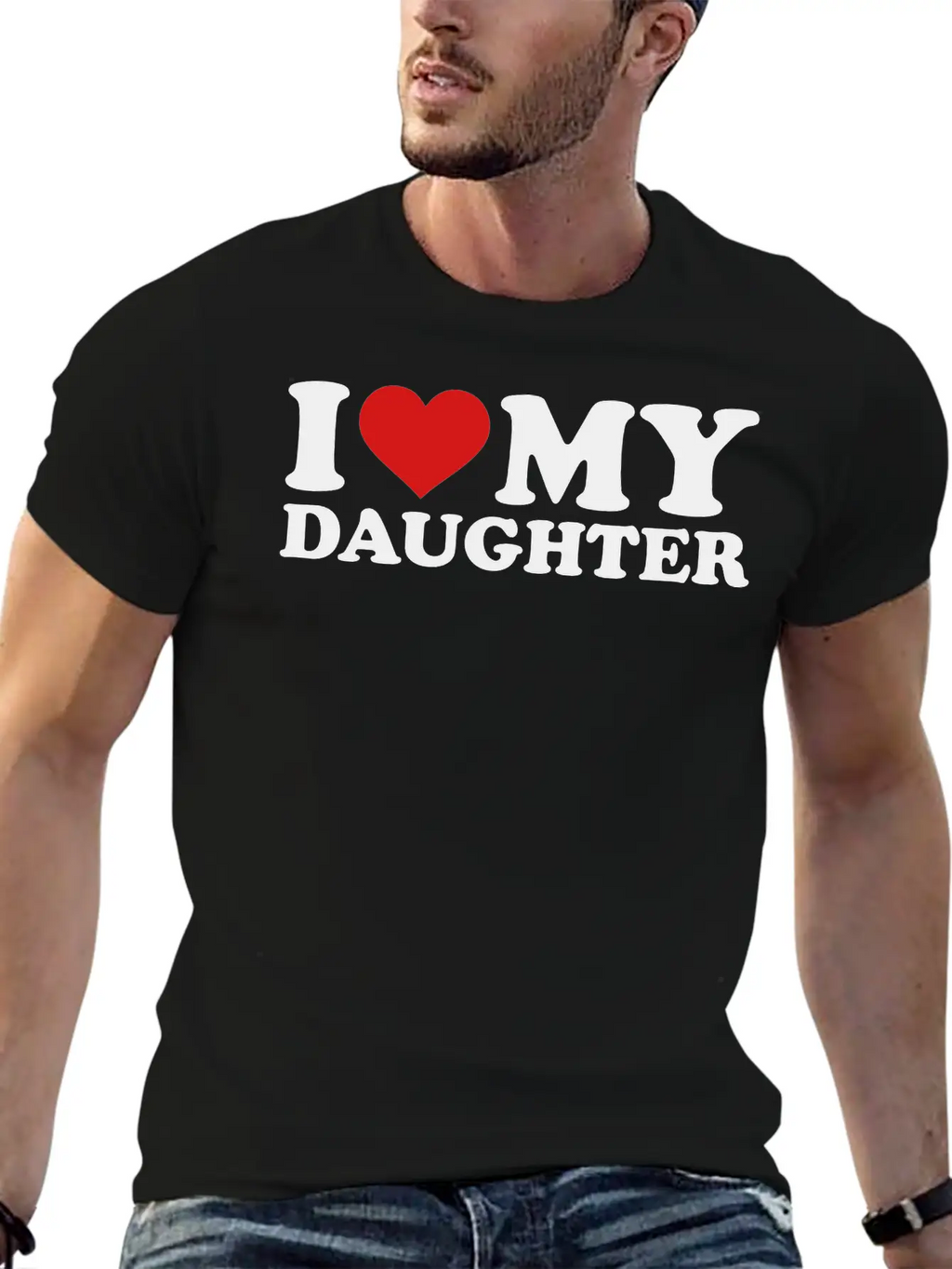 I Love My Daughter Timeless Short Sleeve Tee – Comfy And Minimalist Design