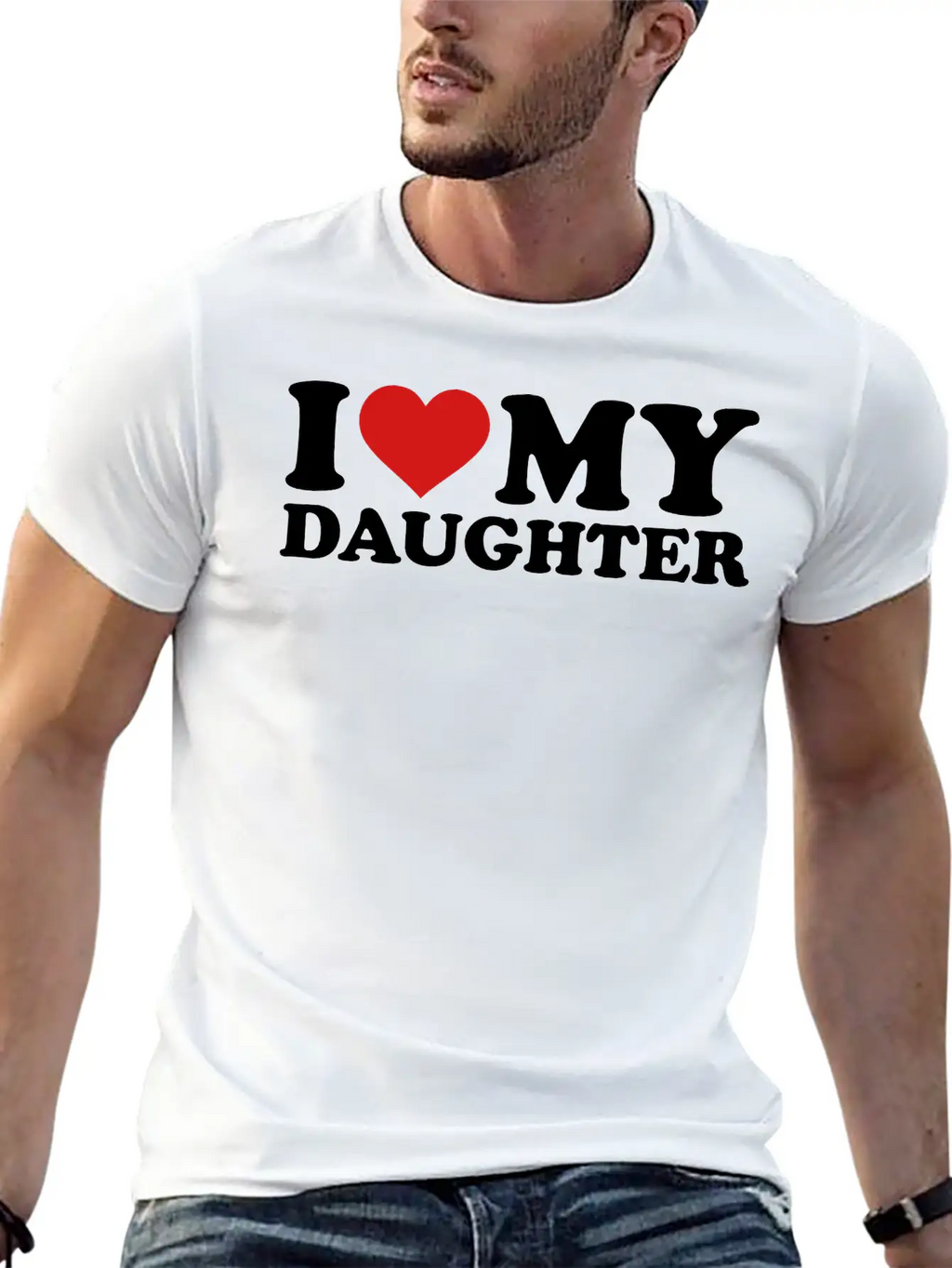 I Love My Daughter Timeless Short Sleeve Tee – Comfy And Minimalist Design