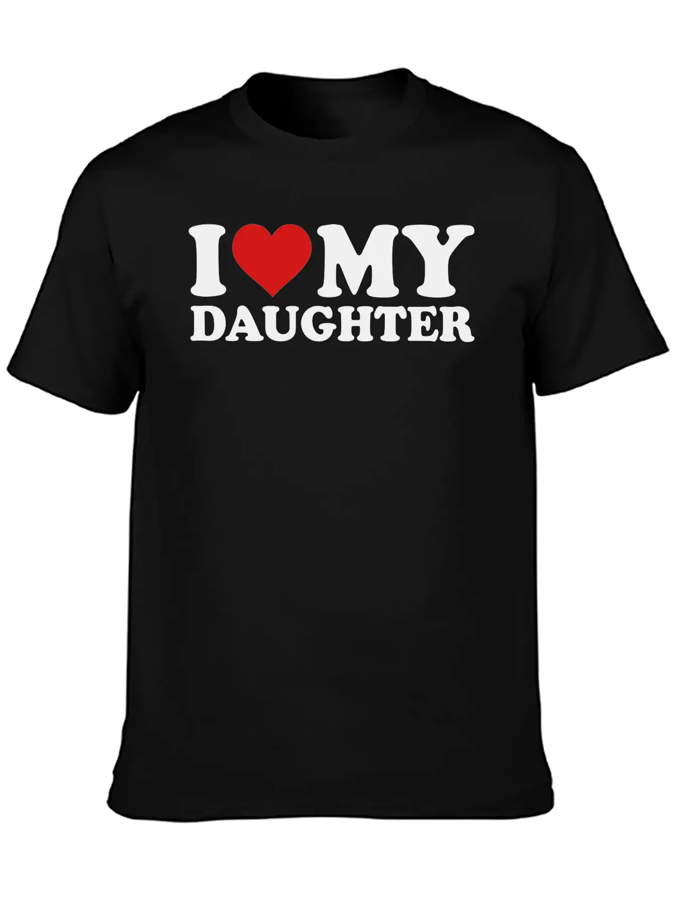 I Love My Daughter Timeless Short Sleeve Tee – Comfy And Minimalist Design