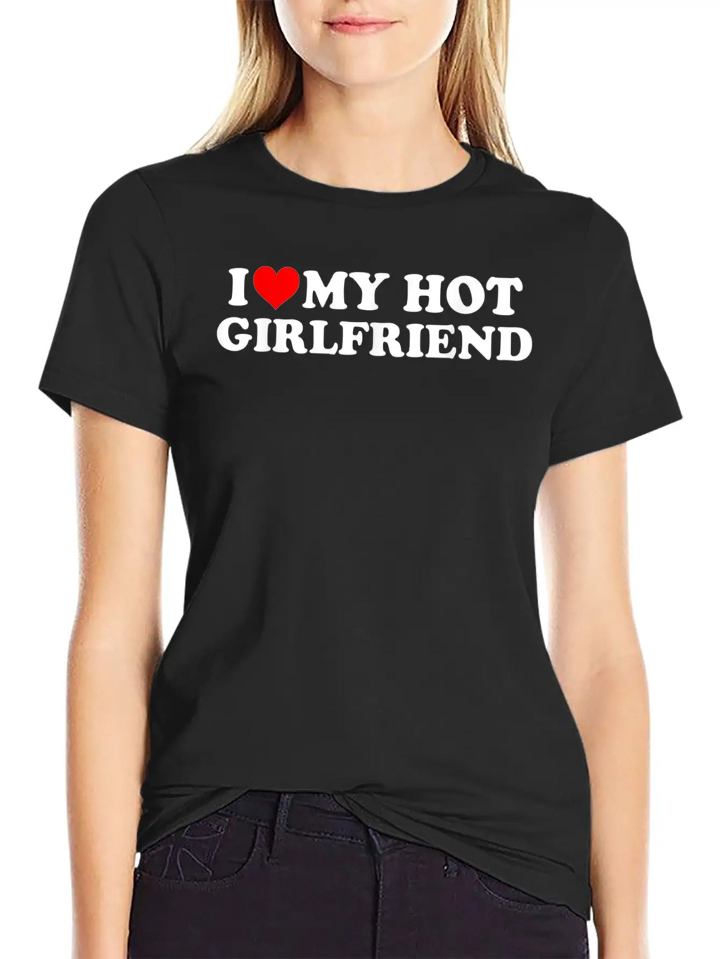I Love My Hot Girlfriend Shirt GF I Heart My Hot G Classic Cotton Tee – Unisex Comfort For Any Season