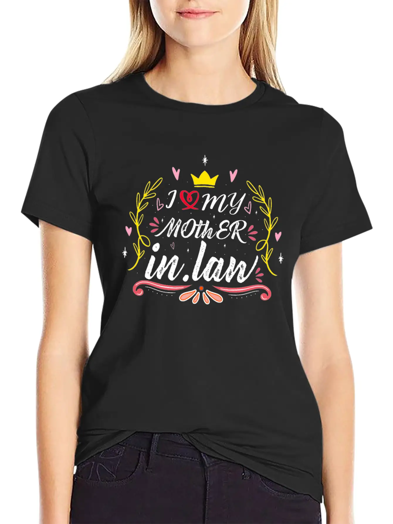 I Love My Mother In Law Relaxed Everyday Tee – Lightweight And Durable Cotton