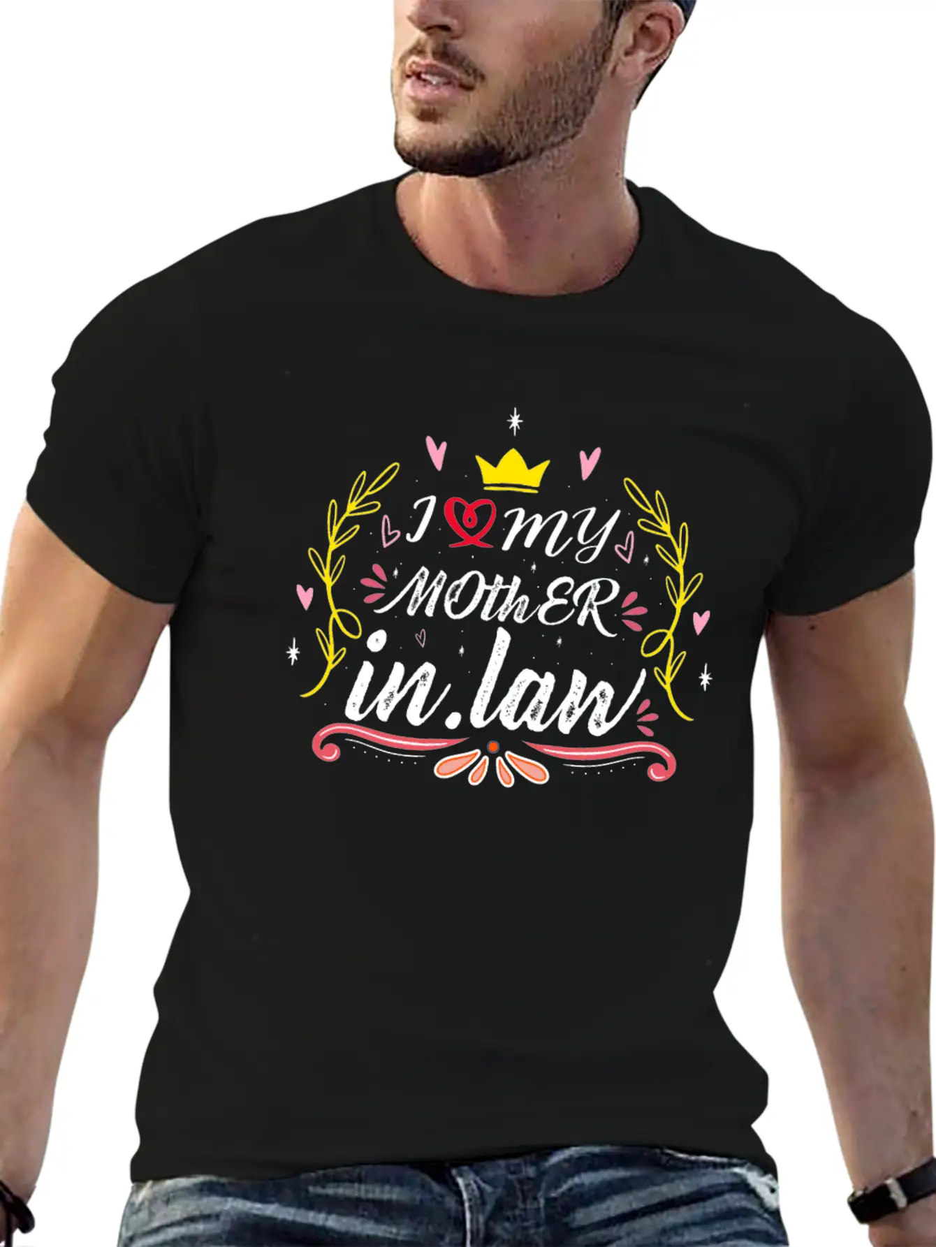I Love My Mother In Law Relaxed Everyday Tee – Lightweight And Durable Cotton