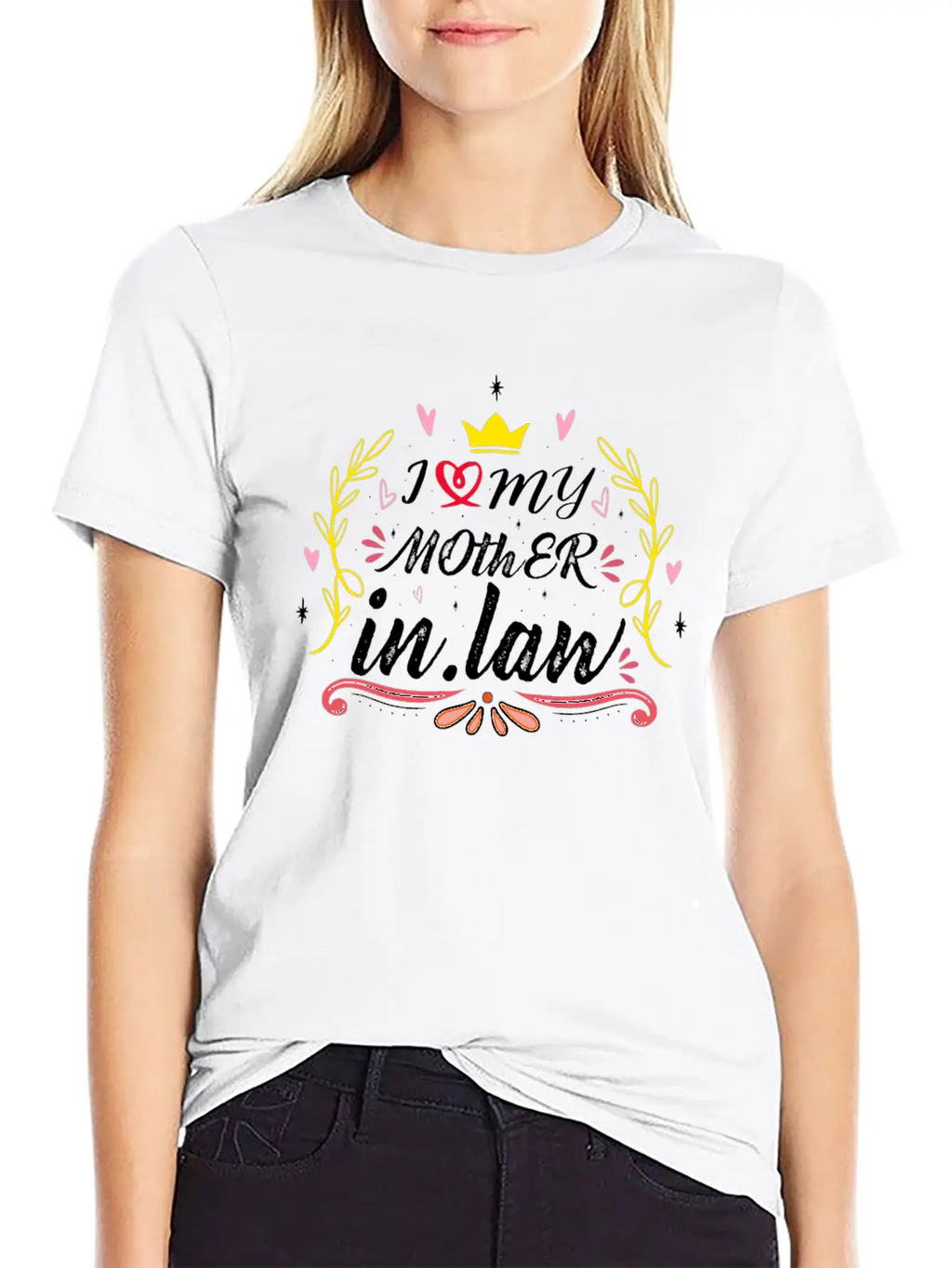 I Love My Mother In Law Relaxed Everyday Tee – Lightweight And Durable Cotton