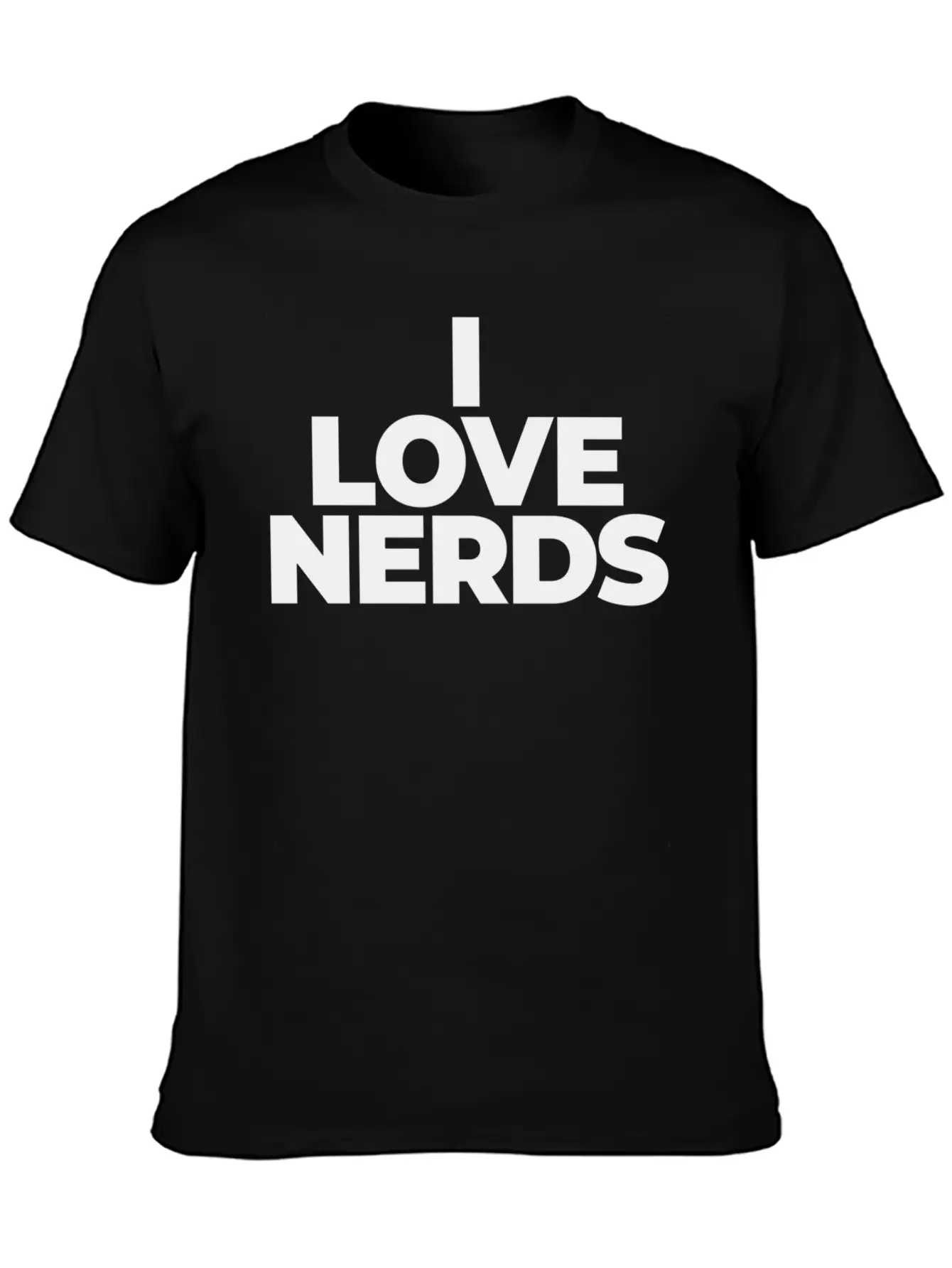 I Love Nerds Enthusiastic Knowledgeable Hus Timeless Short Sleeve Tee – Comfy And Minimalist Design