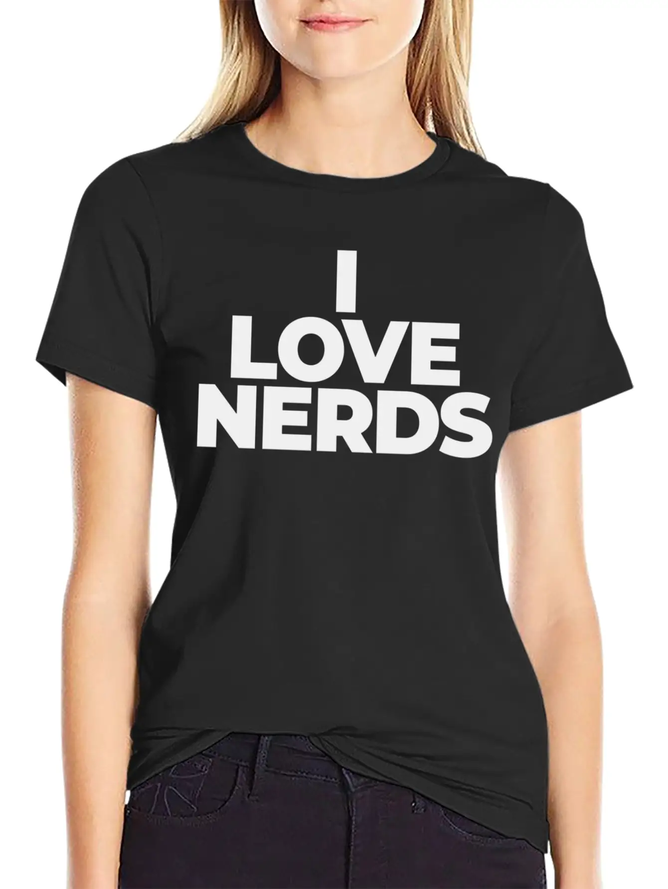 I Love Nerds Enthusiastic Knowledgeable Hus Timeless Short Sleeve Tee – Comfy And Minimalist Design