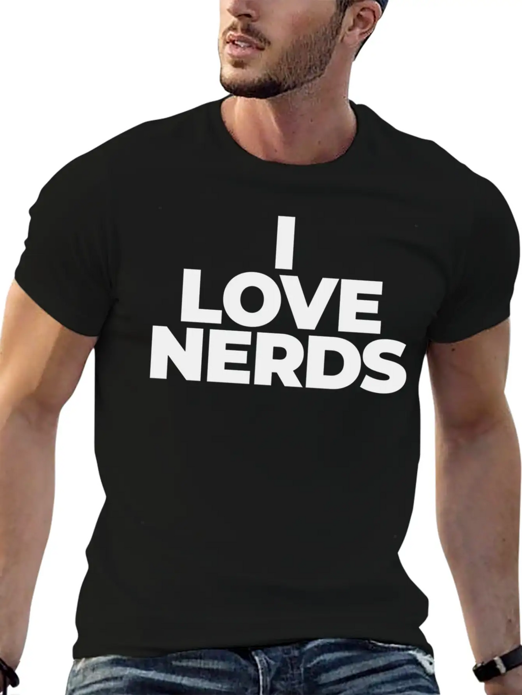 I Love Nerds Enthusiastic Knowledgeable Hus Timeless Short Sleeve Tee – Comfy And Minimalist Design