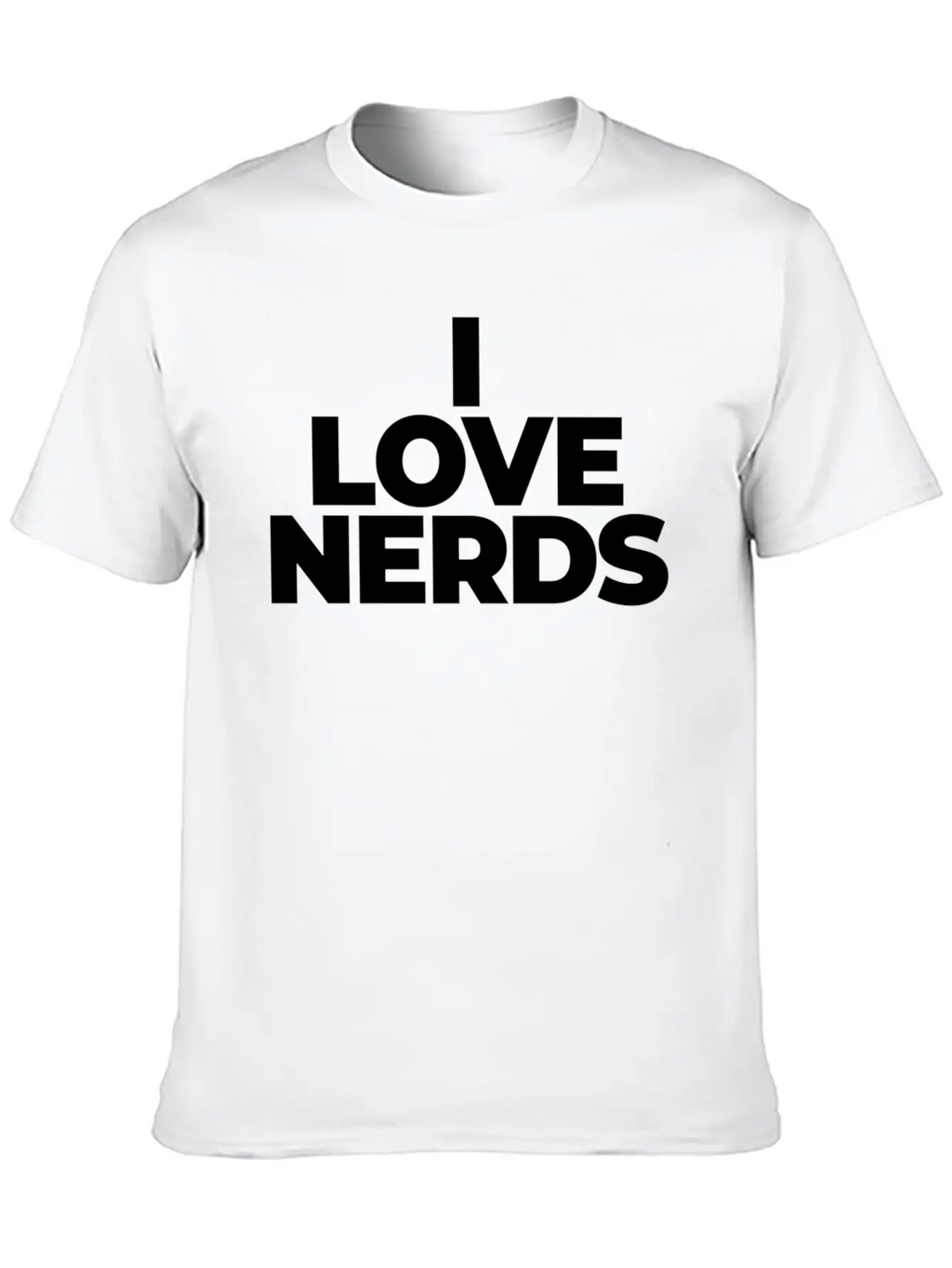 I Love Nerds Enthusiastic Knowledgeable Hus Timeless Short Sleeve Tee – Comfy And Minimalist Design