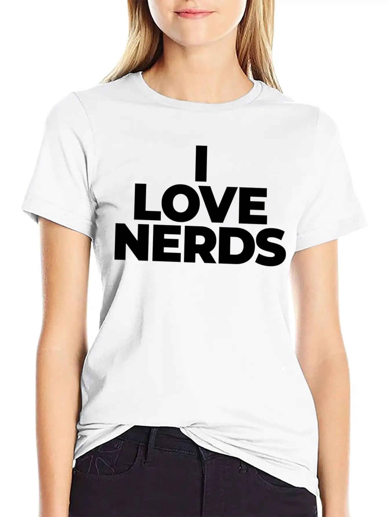 I Love Nerds Enthusiastic Knowledgeable Hus Timeless Short Sleeve Tee – Comfy And Minimalist Design