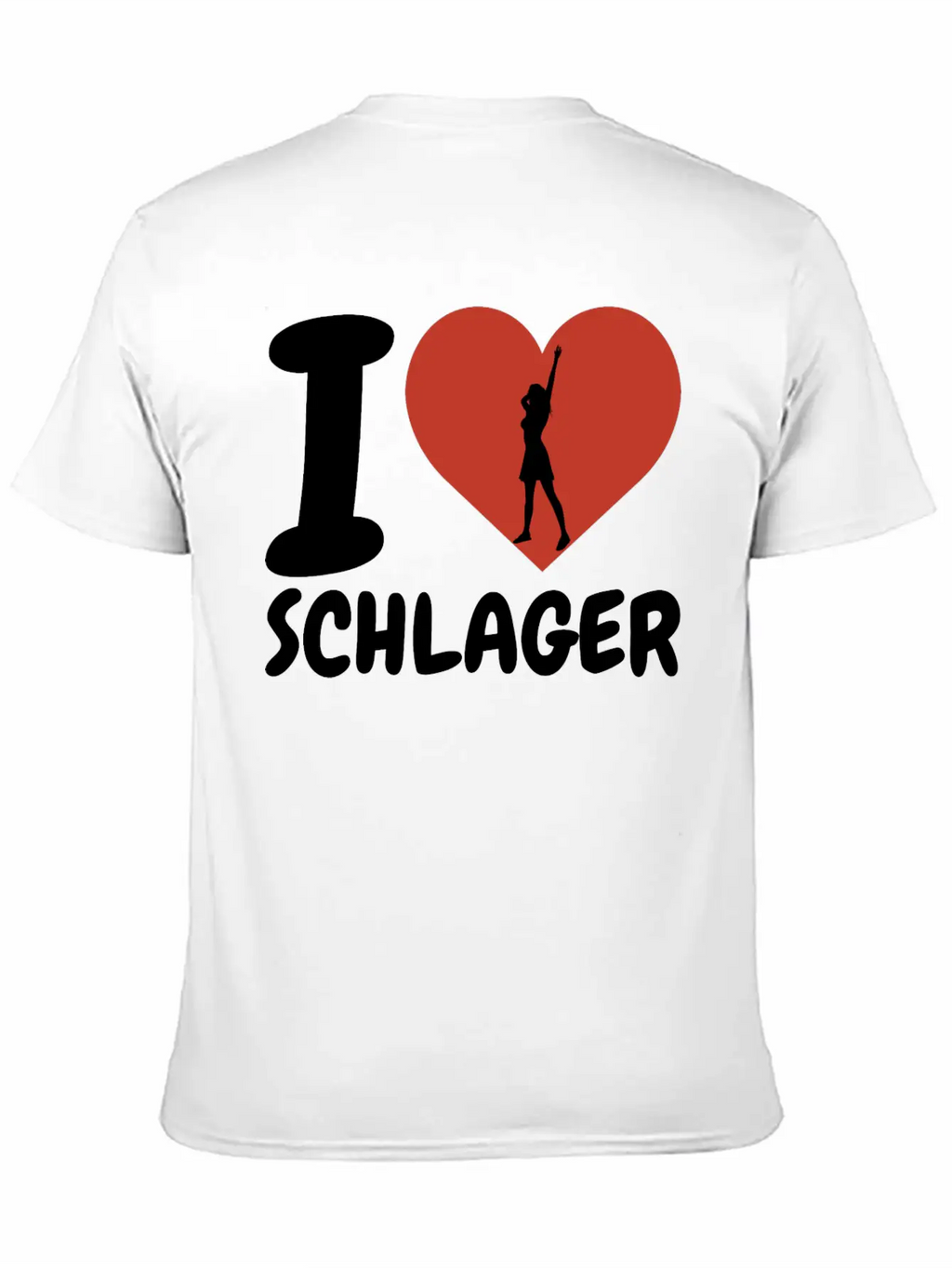 I Love SChlager Timeless Short Sleeve Tee – Comfy And Minimalist Design