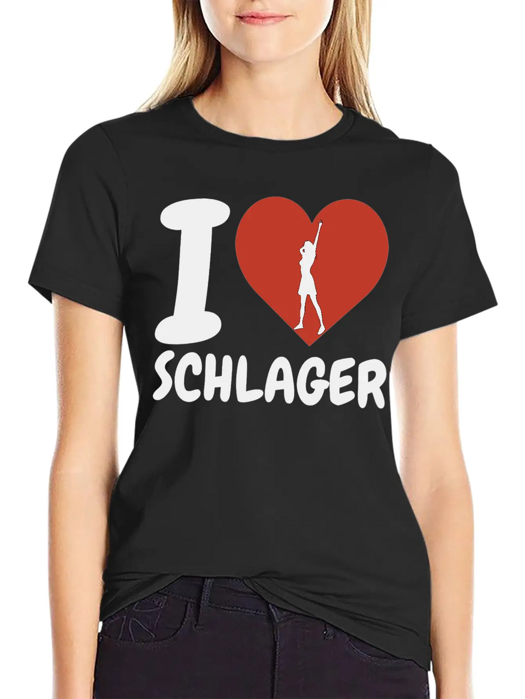 I Love SChlager Timeless Short Sleeve Tee – Comfy And Minimalist Design