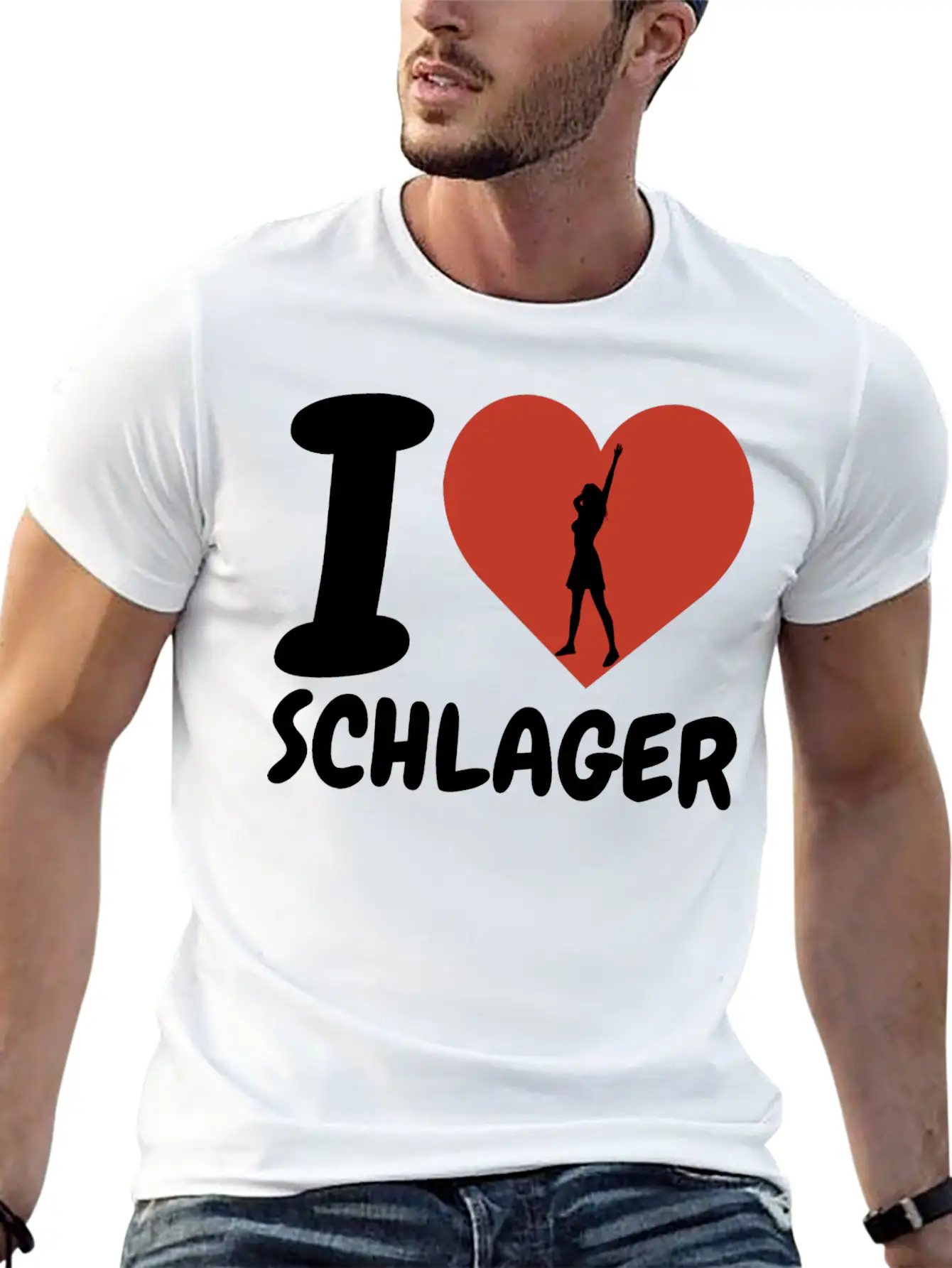 I Love SChlager Timeless Short Sleeve Tee – Comfy And Minimalist Design