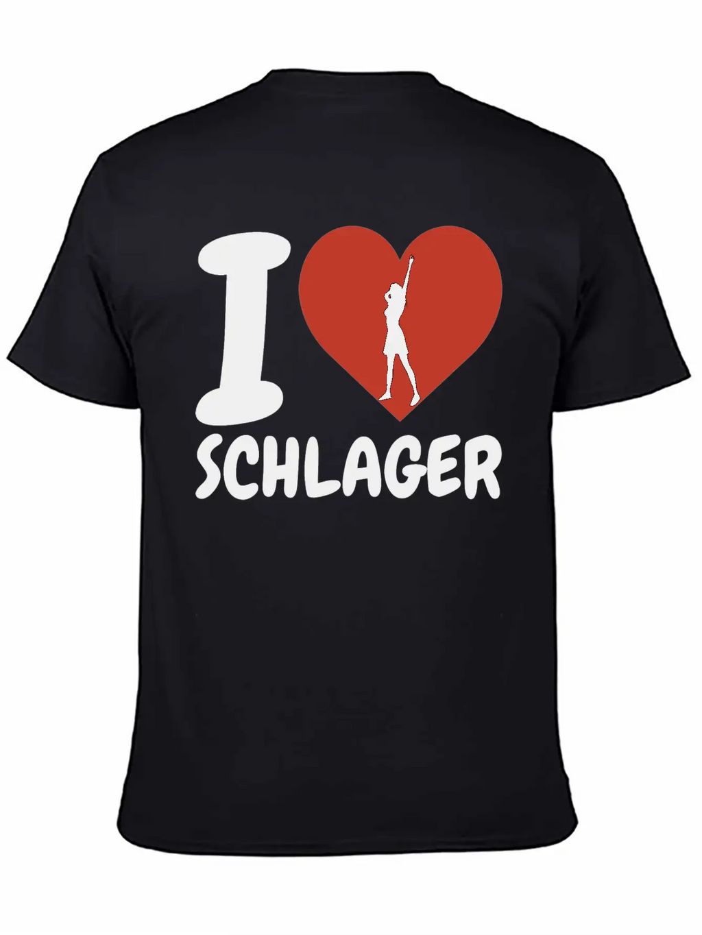 I Love SChlager Timeless Short Sleeve Tee – Comfy And Minimalist Design