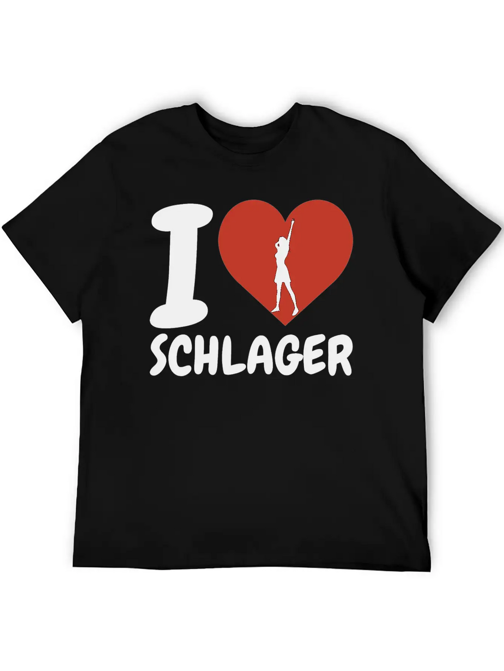 I Love SChlager Timeless Short Sleeve Tee – Comfy And Minimalist Design